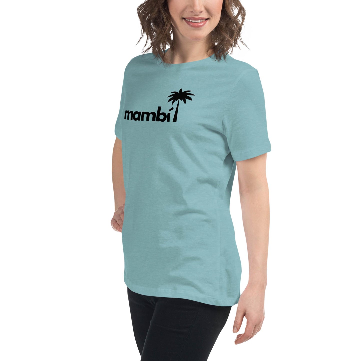 "Abigail" Relaxed-Fit Logo Tee | Women's | Black Logo
