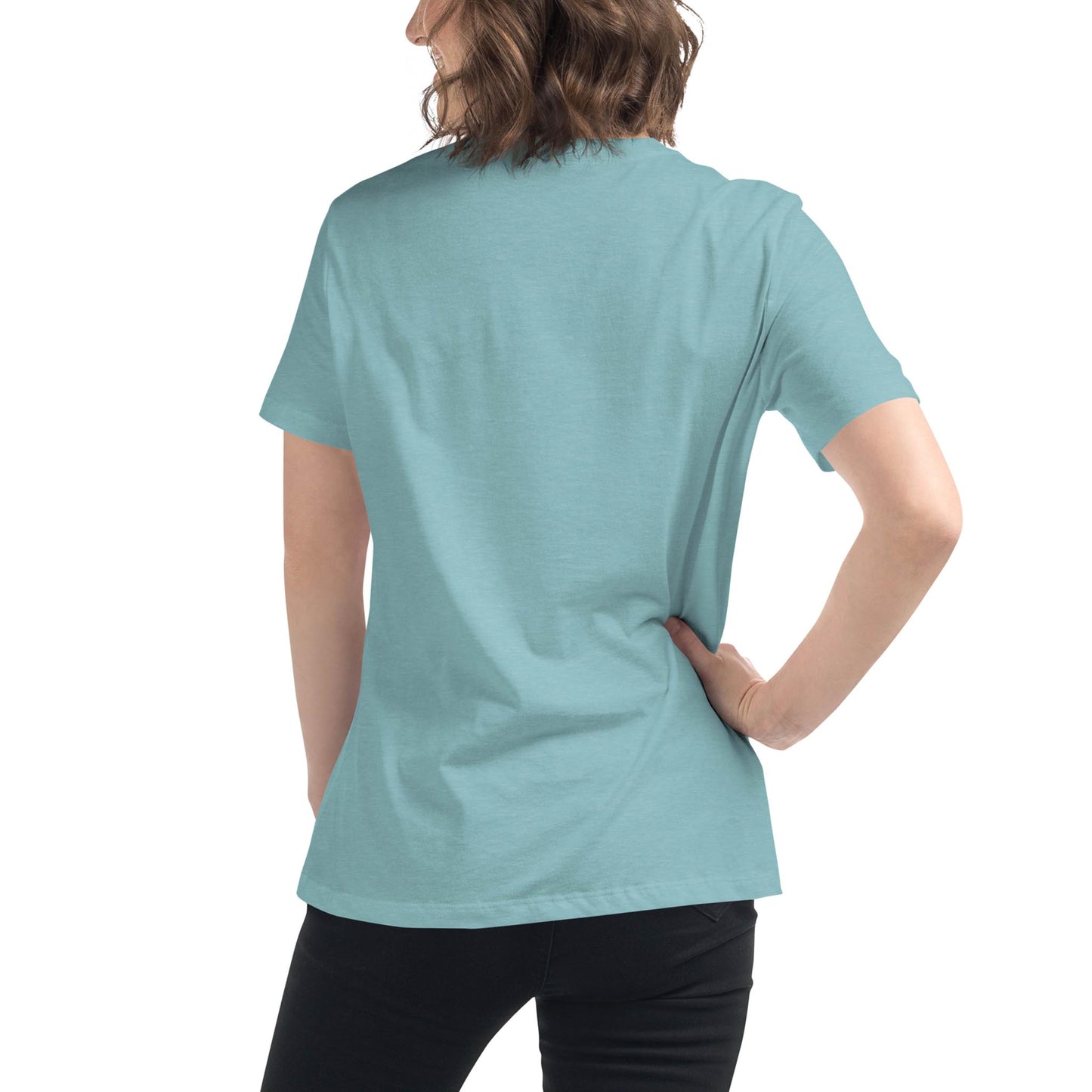 "Abigail" Relaxed-Fit Logo Tee | Women's | Black Logo