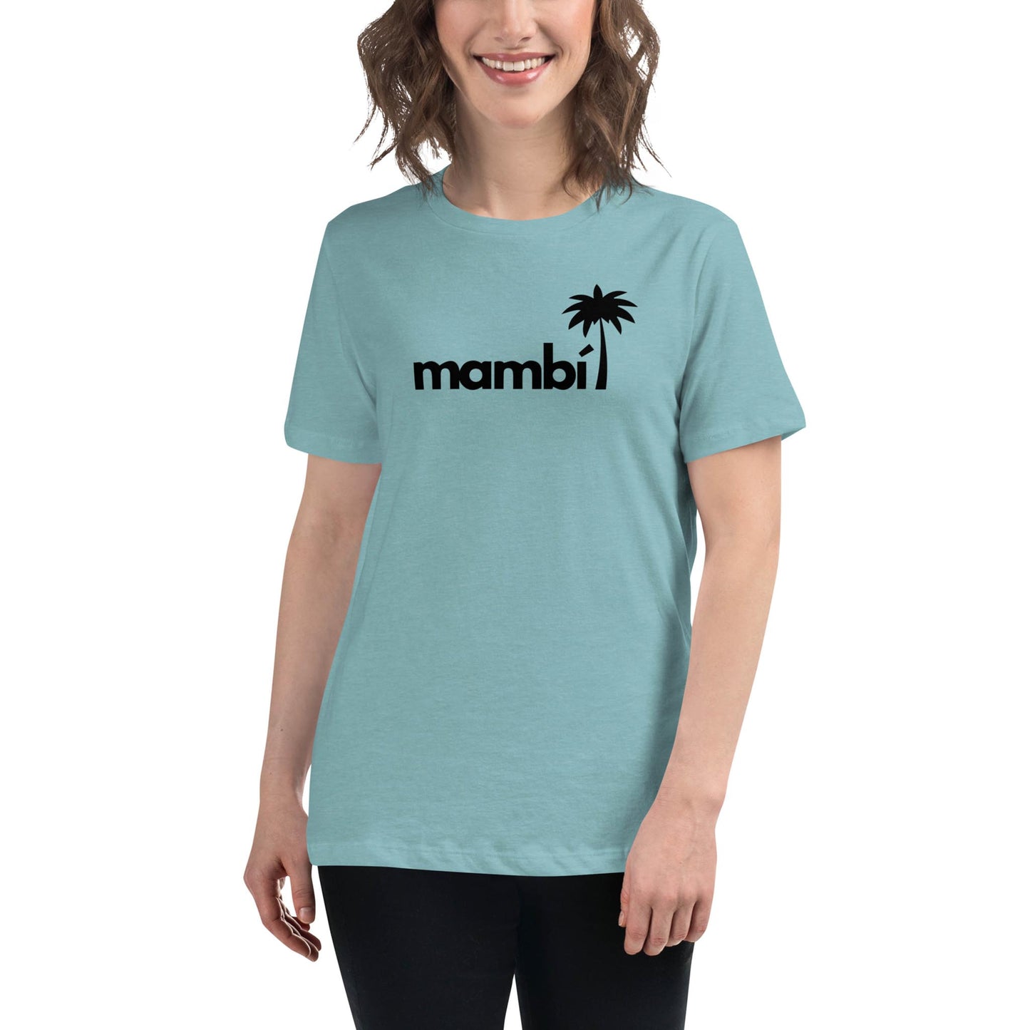 "Abigail" Relaxed-Fit Logo Tee | Women's | Black Logo