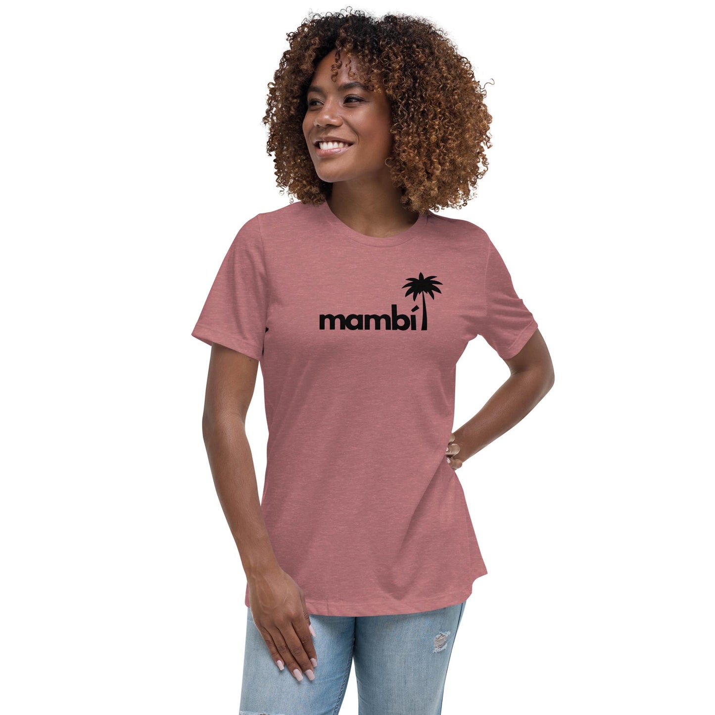 "Abigail" Relaxed-Fit Logo Tee | Women's | Black Logo