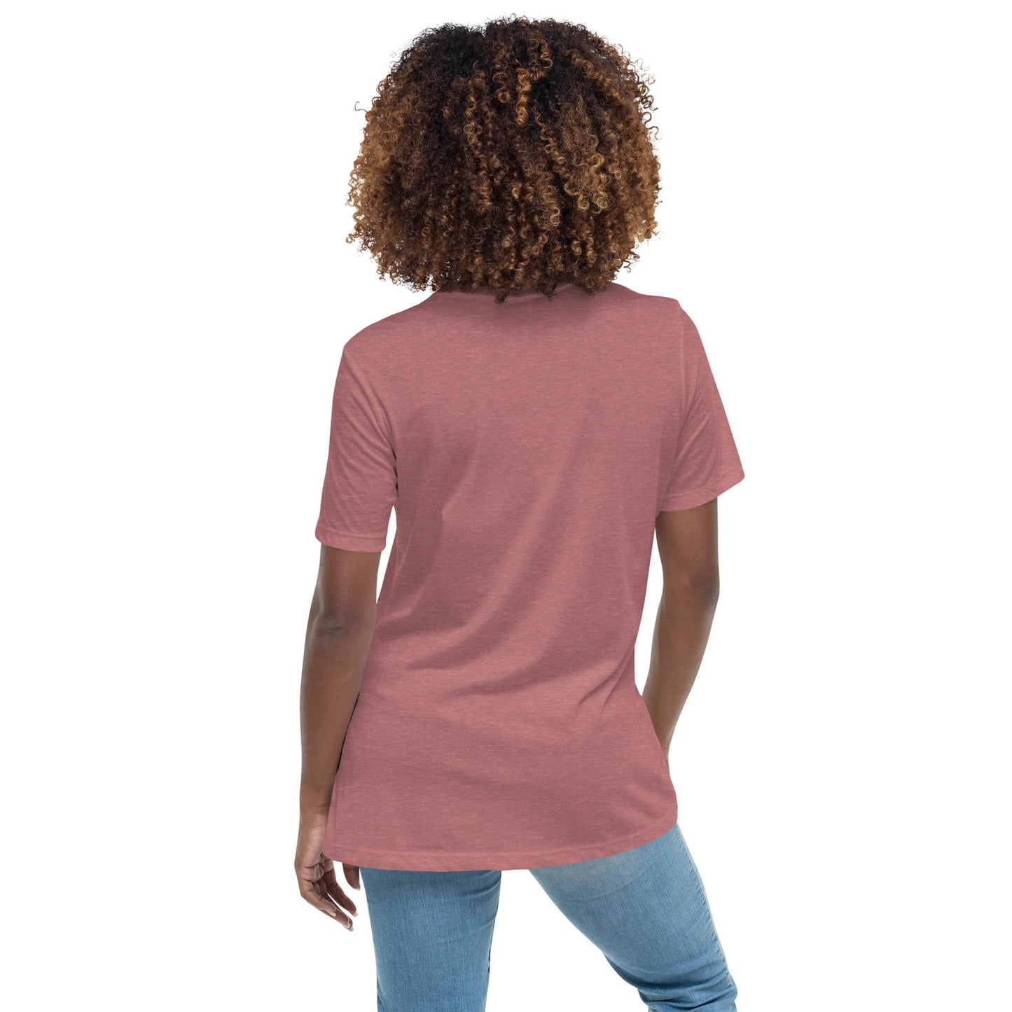 "Abigail" Relaxed-Fit Logo Tee | Women's | Black Logo