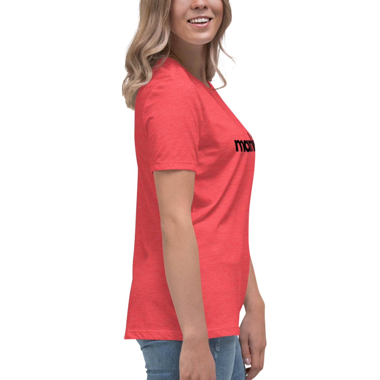 "Abigail" Relaxed-Fit Logo Tee | Women's | Black Logo