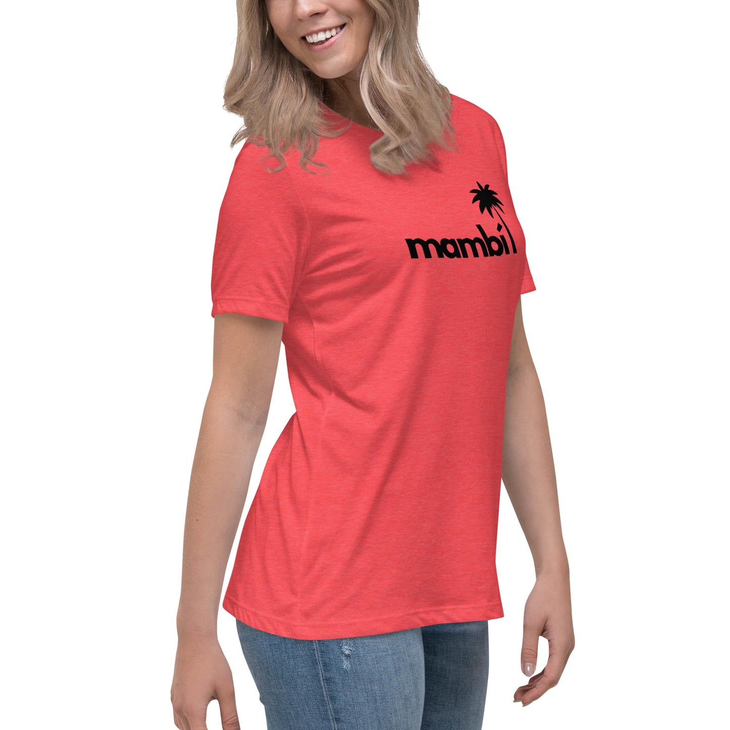 "Abigail" Relaxed-Fit Logo Tee | Women's | Black Logo