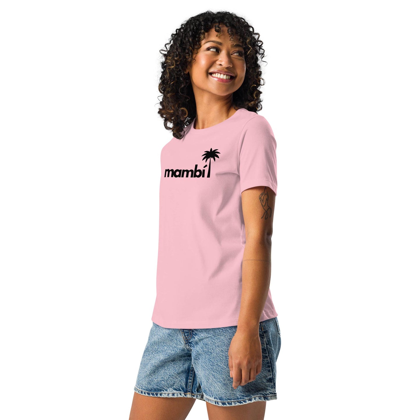 "Abigail" Relaxed-Fit Logo Tee | Women's | Black Logo