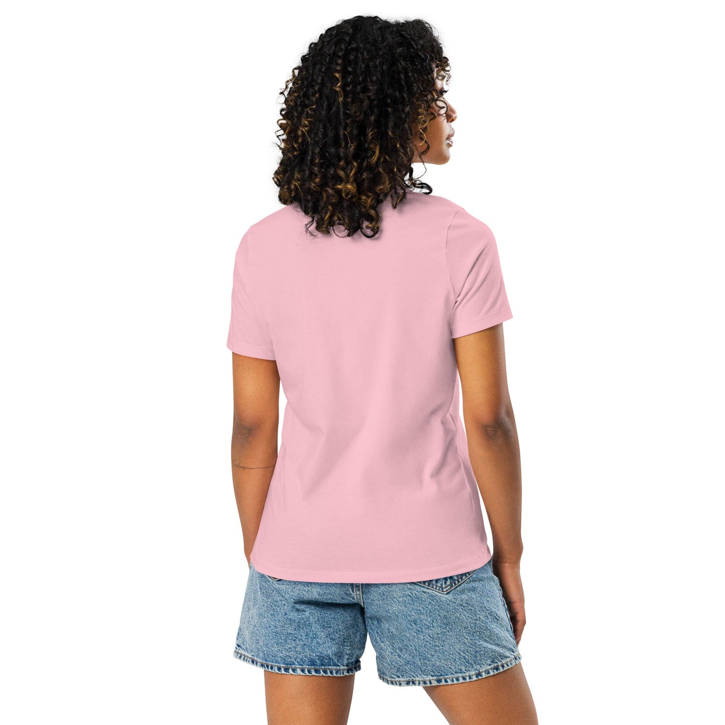 "Abigail" Relaxed-Fit Logo Tee | Women's | Black Logo