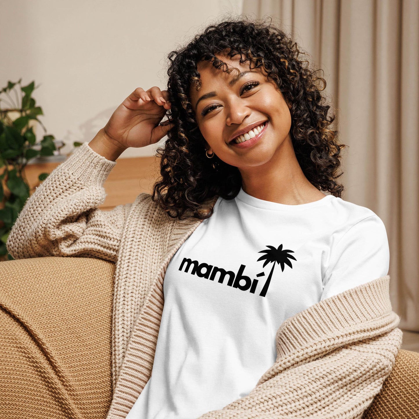 "Abigail" Relaxed-Fit Logo Tee | Women's | Black Logo
