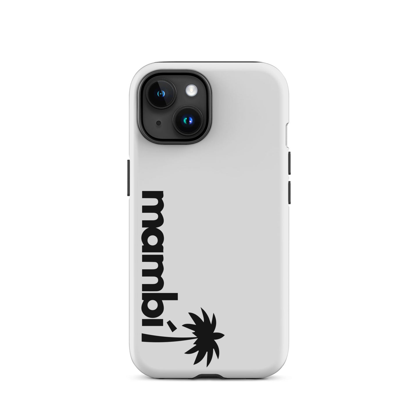 “201” Heavy-Duty Case for iPhone® | Black Logo | Matte Finish