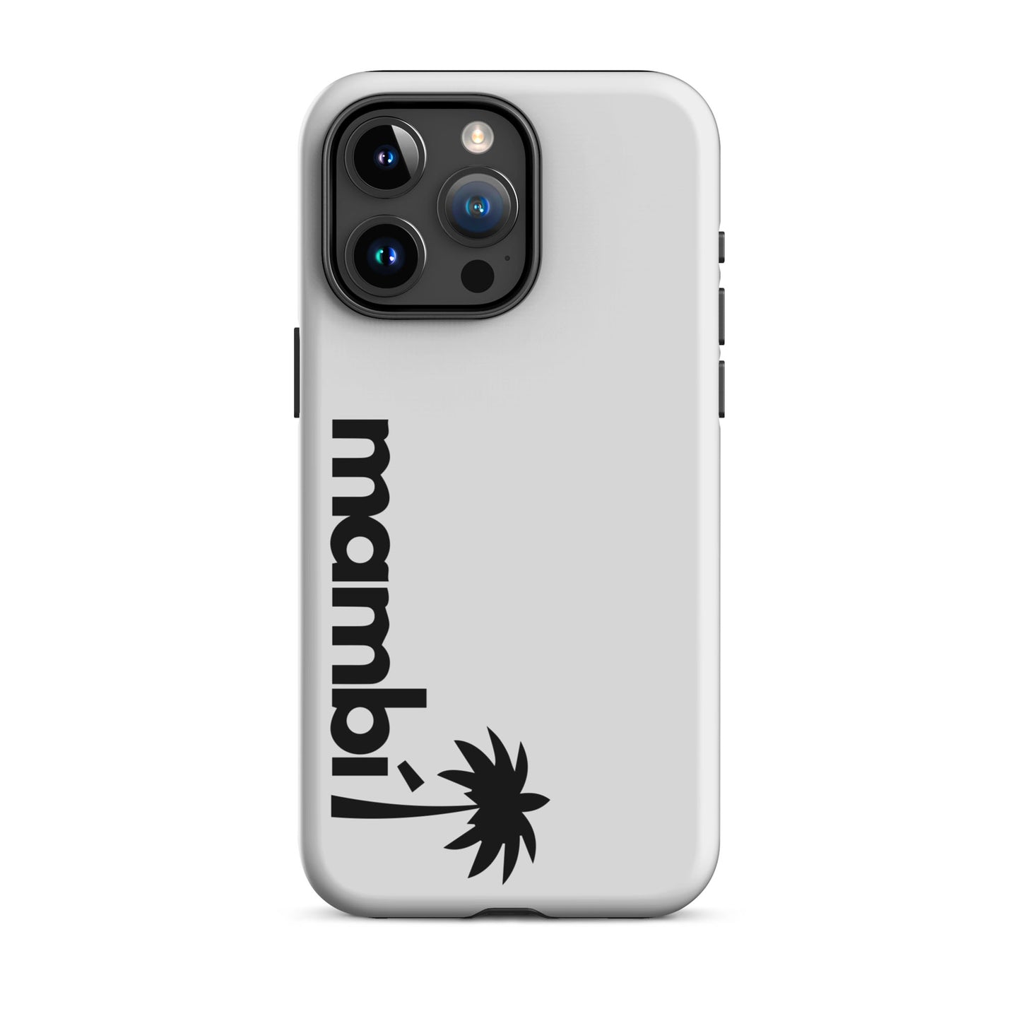 “201” Heavy-Duty Case for iPhone® | Black Logo | Matte Finish