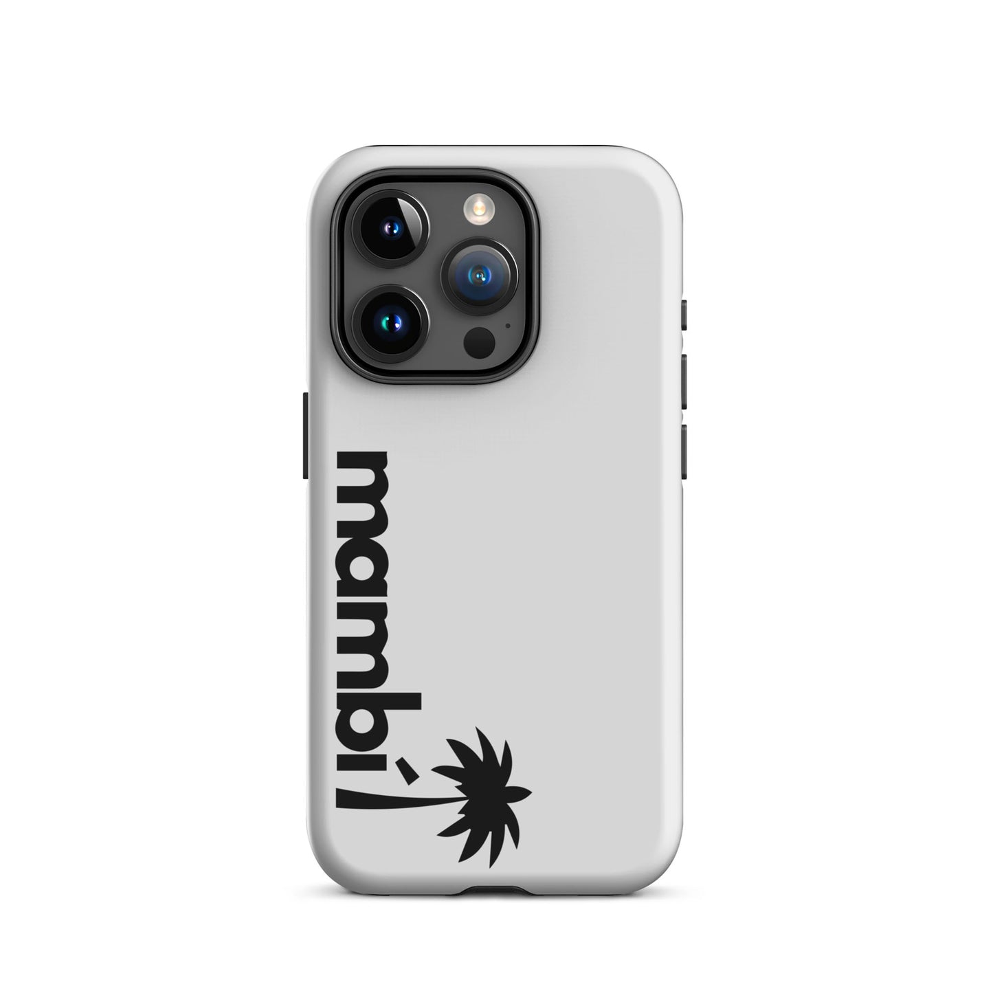 “201” Heavy-Duty Case for iPhone® | Black Logo | Matte Finish