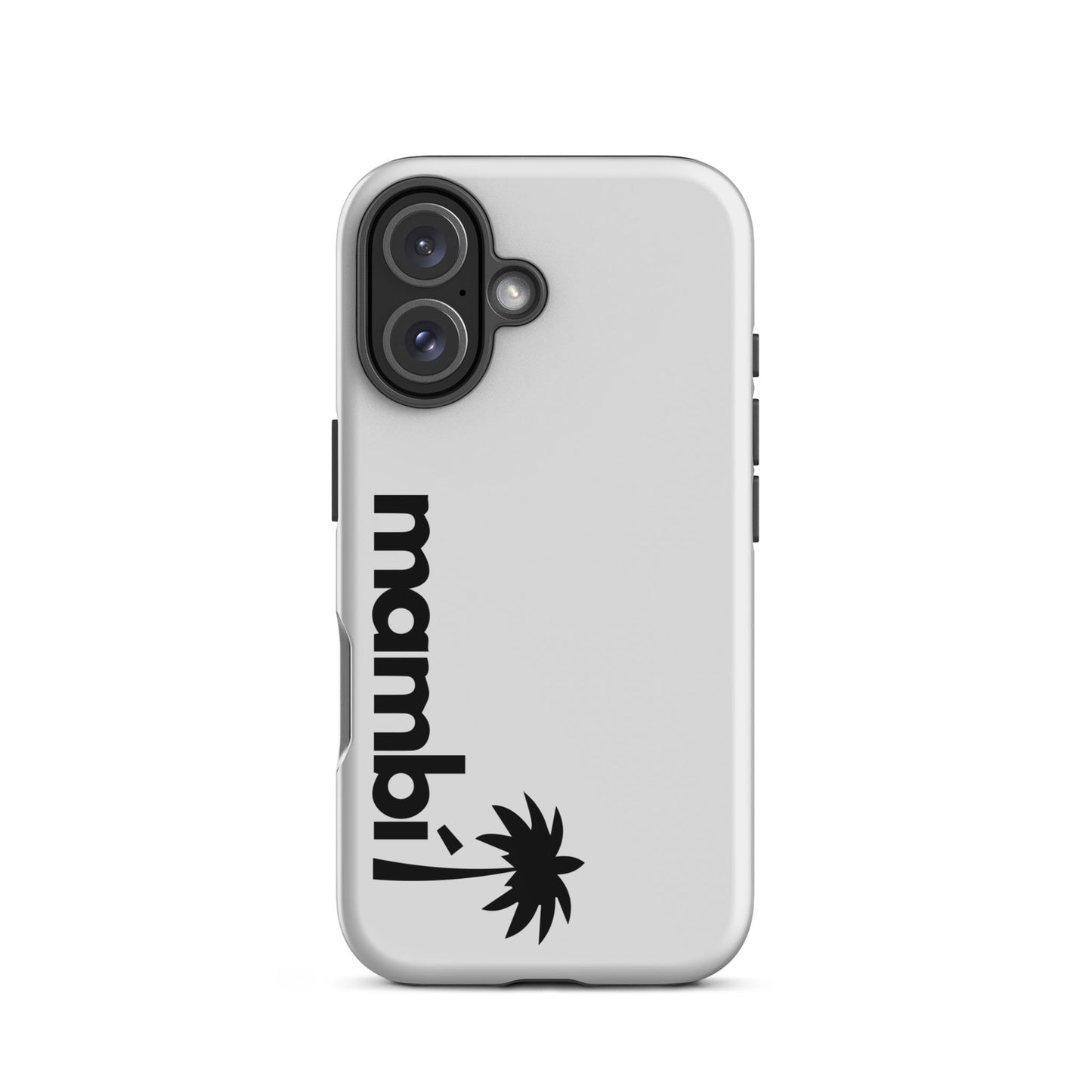 “201” Heavy-Duty Case for iPhone® | Black Logo | Matte Finish