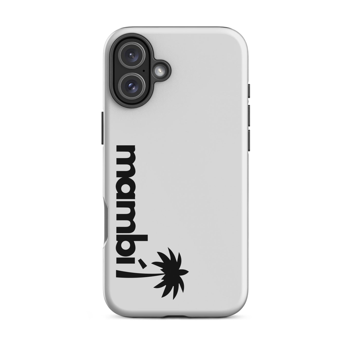 “201” Heavy-Duty Case for iPhone® | Black Logo | Matte Finish