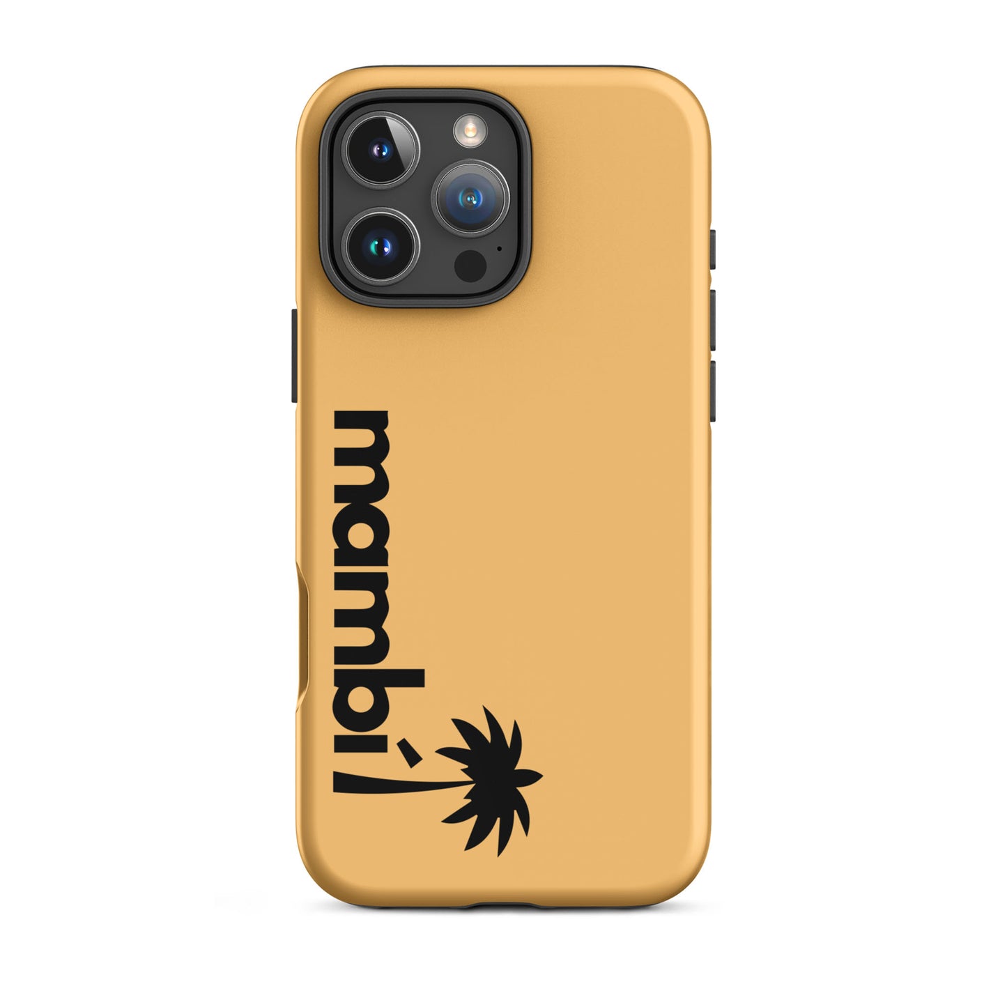 “201” Heavy-Duty Case for iPhone® | Black Logo | Matte Finish