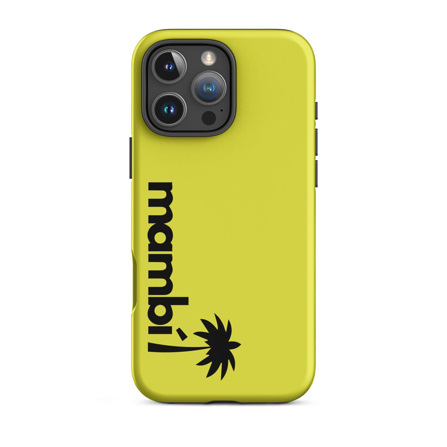 “201” Heavy-Duty Case for iPhone® | Black Logo | Matte Finish