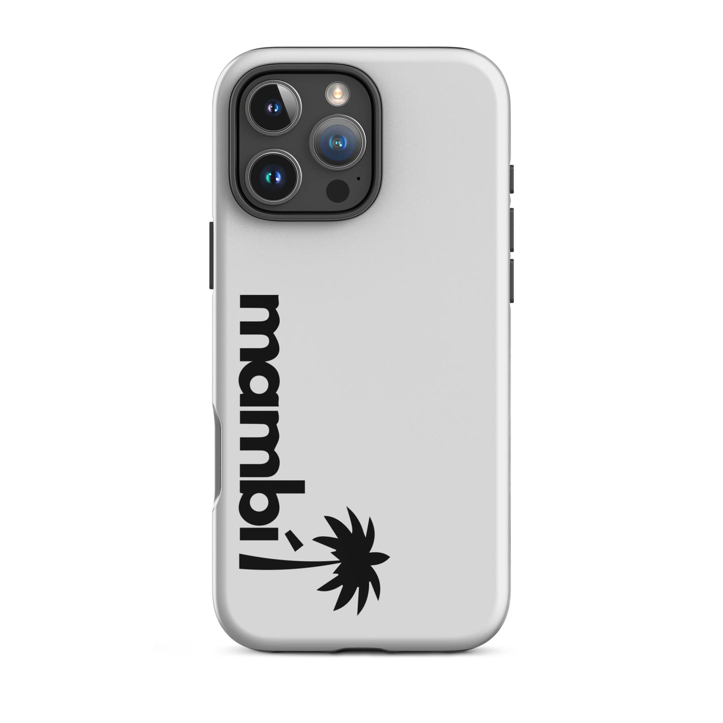 “201” Heavy-Duty Case for iPhone® | Black Logo | Matte Finish