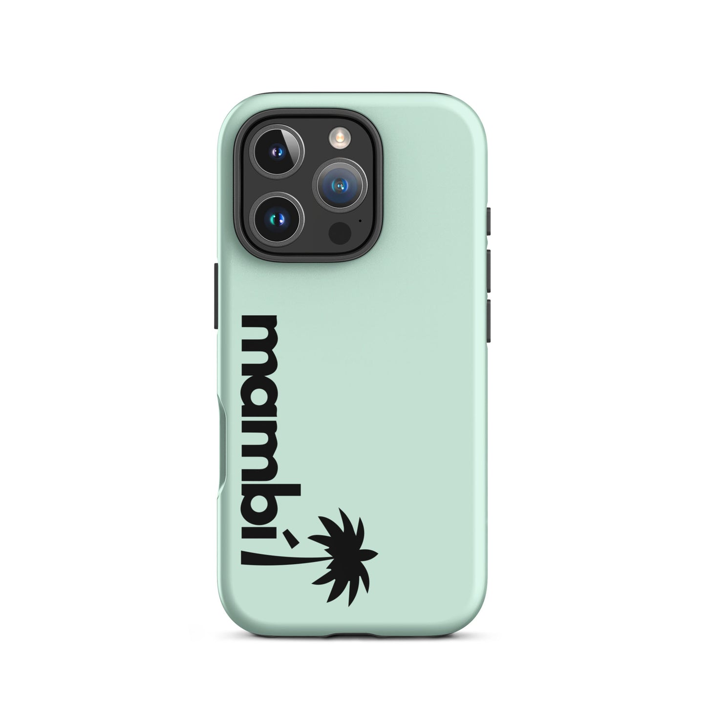 “201” Heavy-Duty Case for iPhone® | Black Logo | Matte Finish
