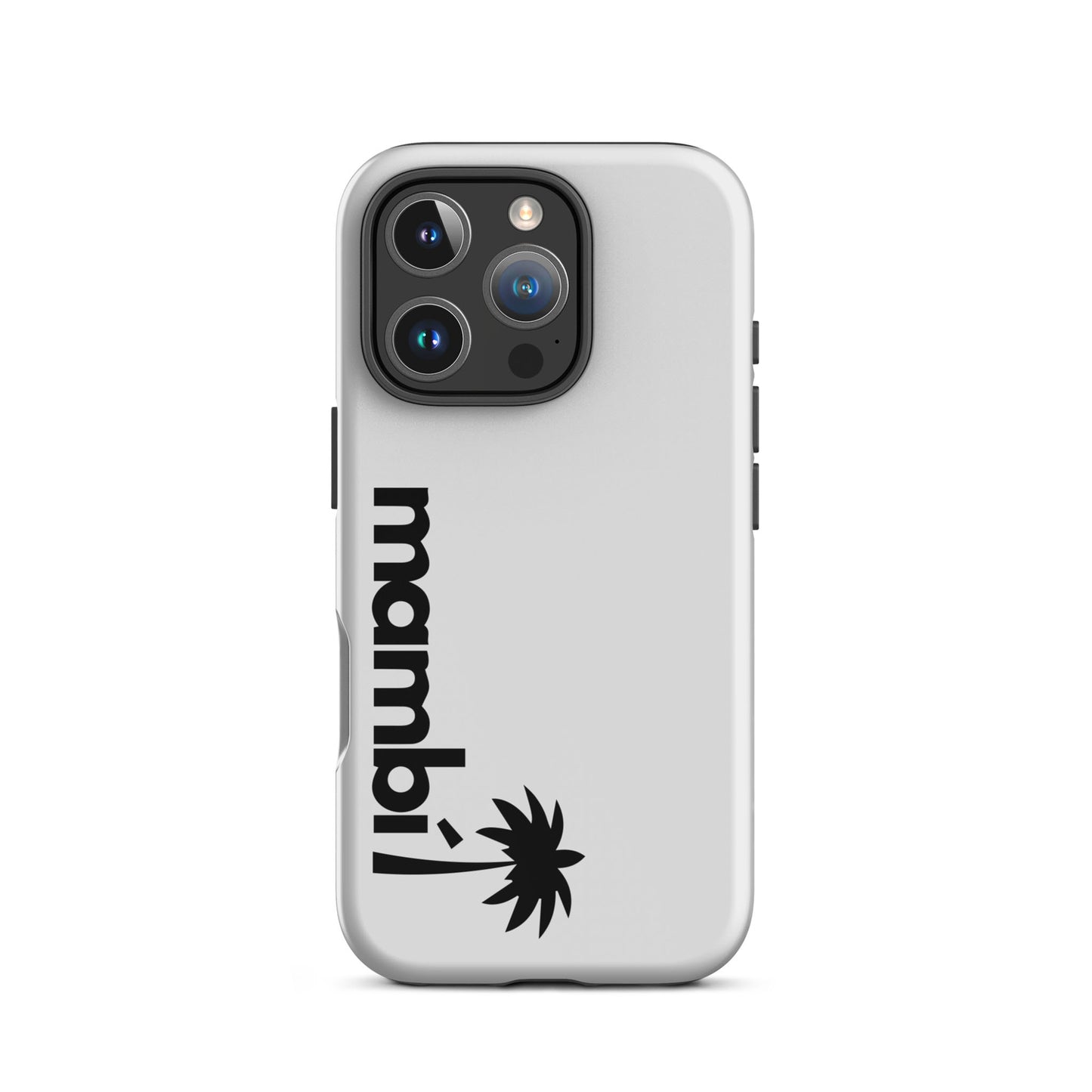 “201” Heavy-Duty Case for iPhone® | Black Logo | Matte Finish