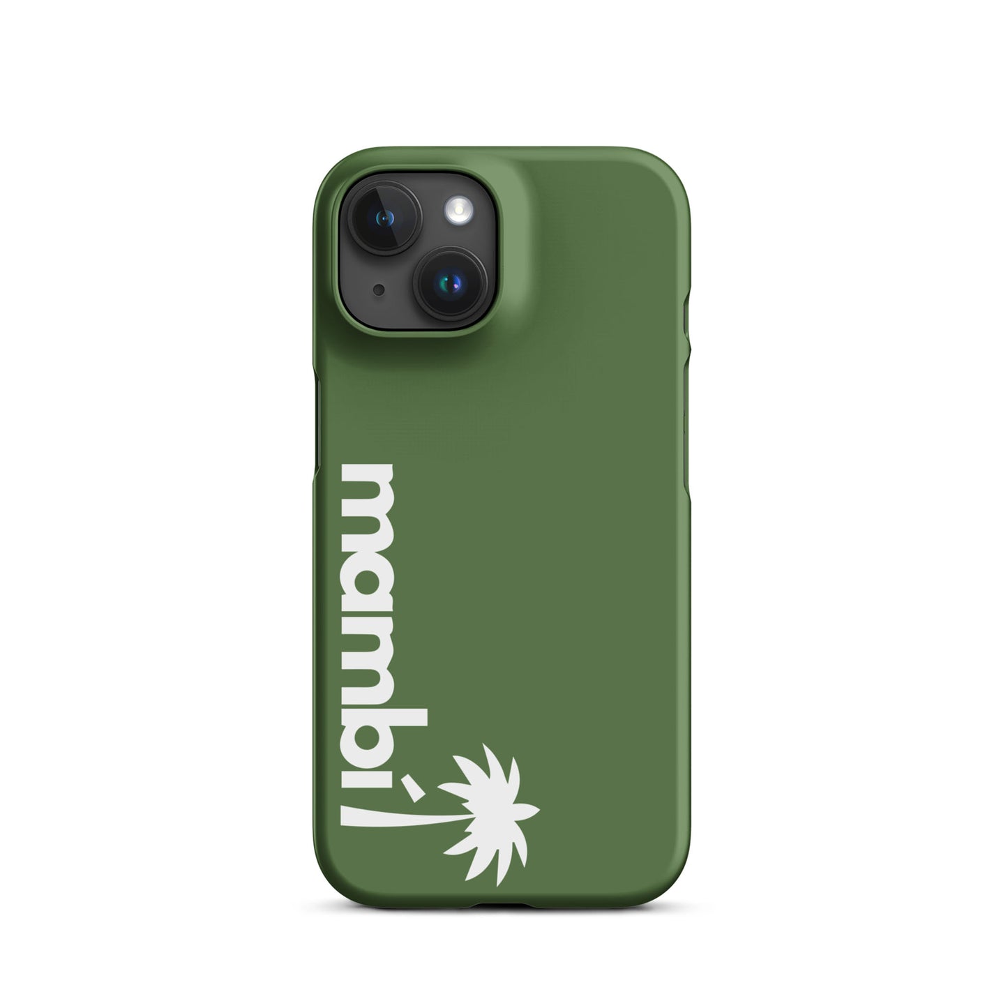 "305" Slim Case for iPhone® | White Logo | Matte Finish
