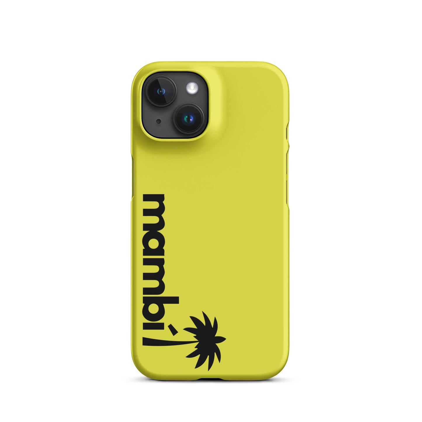 "305" Slim Case for iPhone® | Black Logo | Matte Finish