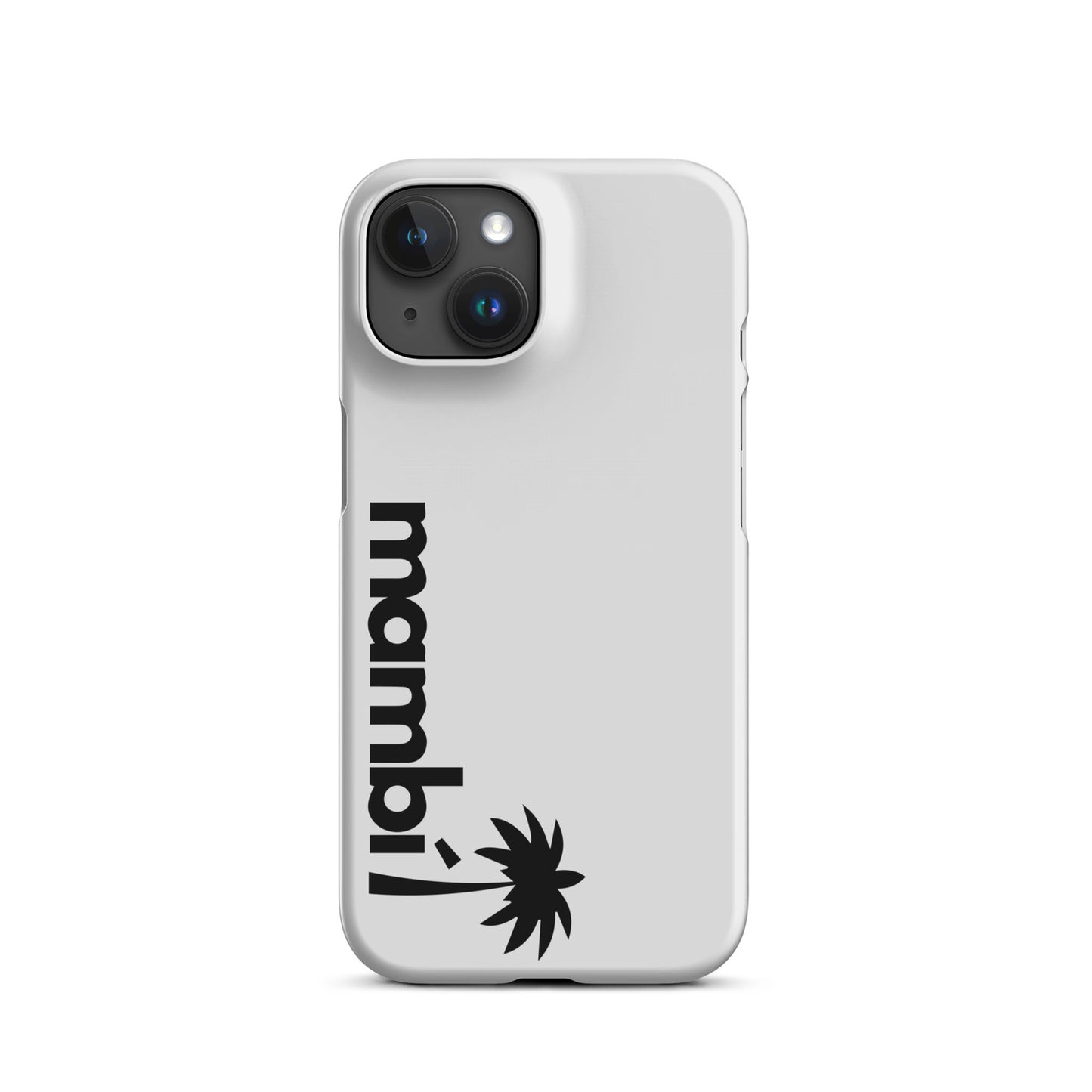 "305" Slim Case for iPhone® | Black Logo | Matte Finish
