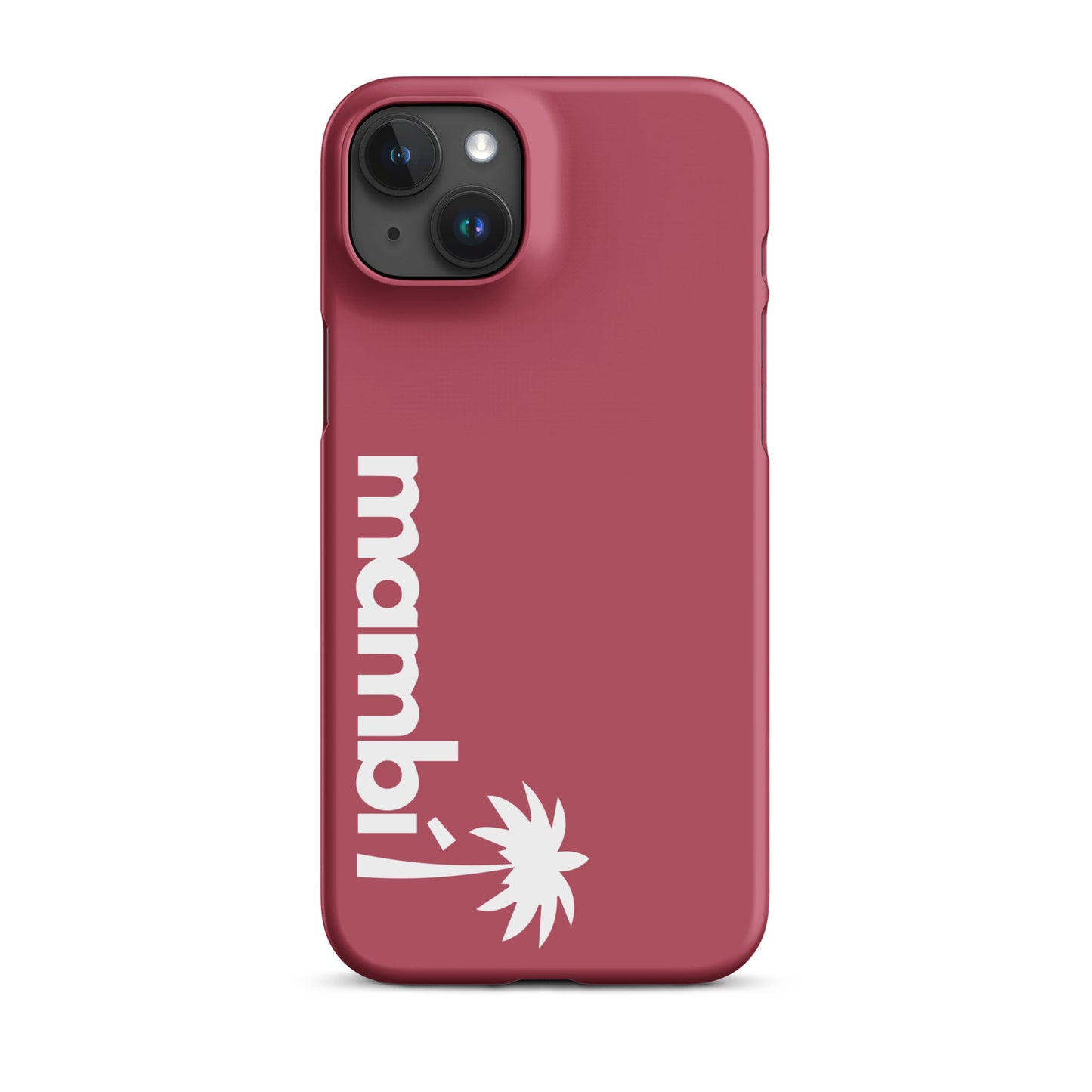 "305" Slim Case for iPhone® | White Logo | Matte Finish