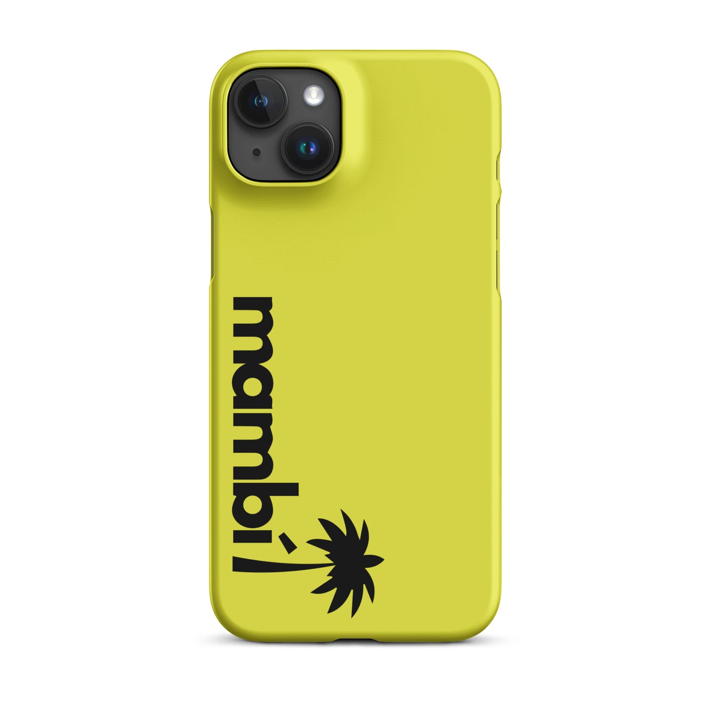 "305" Slim Case for iPhone® | Black Logo | Matte Finish