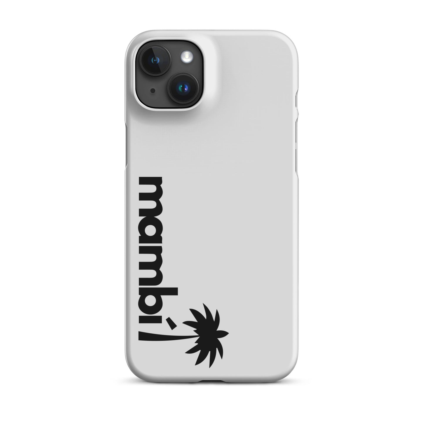 "305" Slim Case for iPhone® | Black Logo | Matte Finish