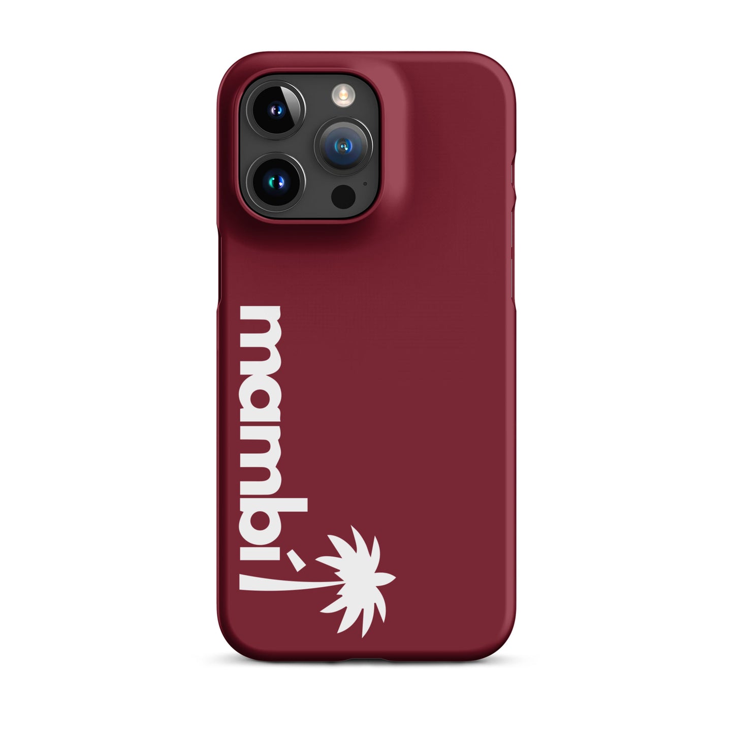 "305" Slim Case for iPhone® | White Logo | Matte Finish