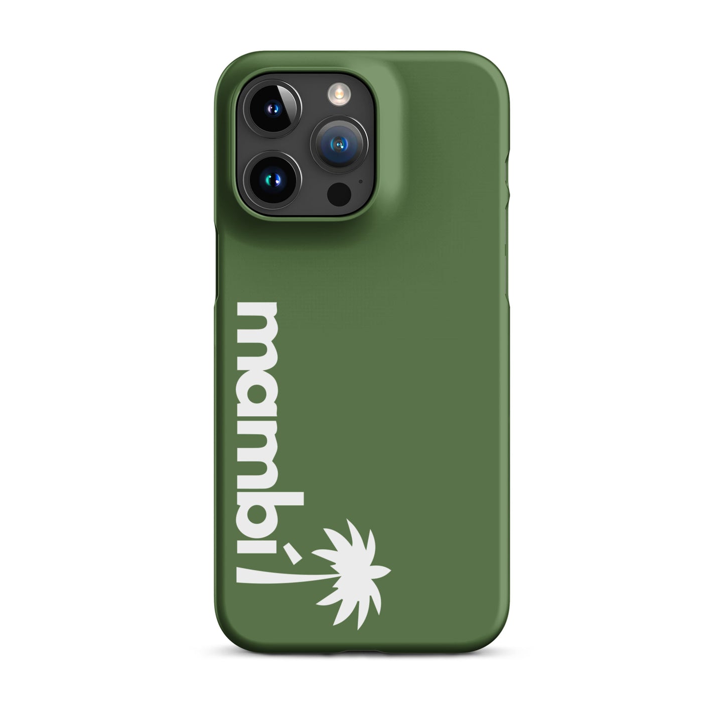 "305" Slim Case for iPhone® | White Logo | Matte Finish