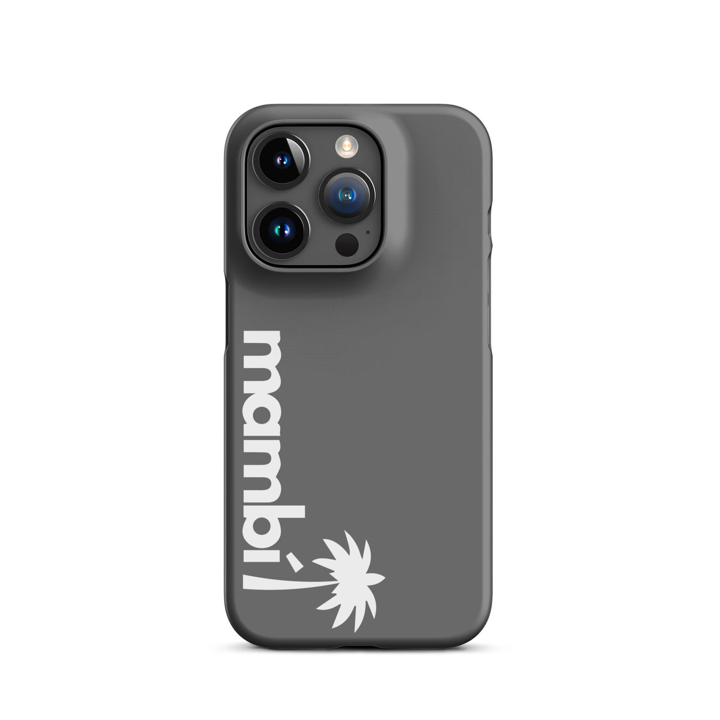 "305" Slim Case for iPhone® | White Logo | Matte Finish