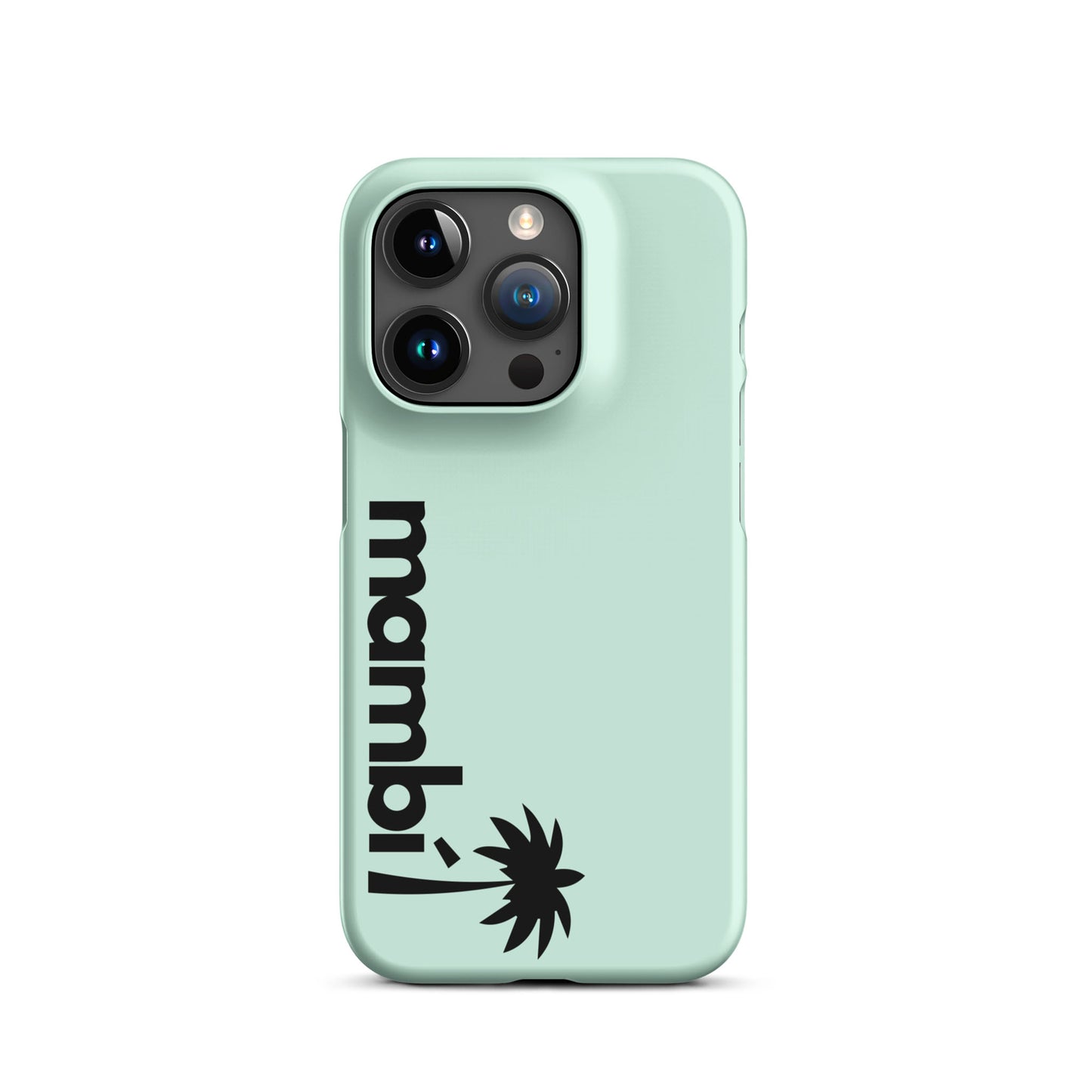 "305" Slim Case for iPhone® | Black Logo | Matte Finish