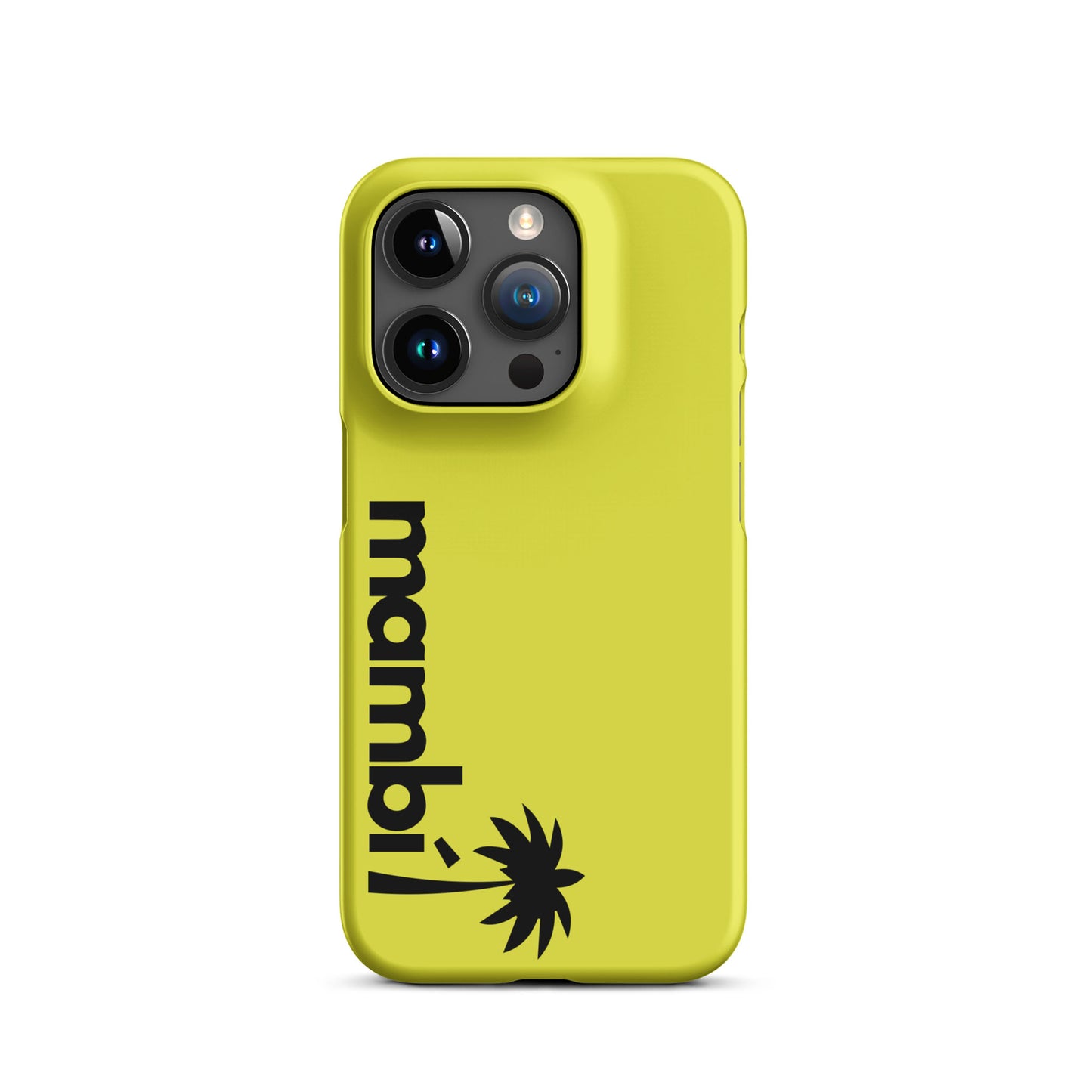 "305" Slim Case for iPhone® | Black Logo | Matte Finish