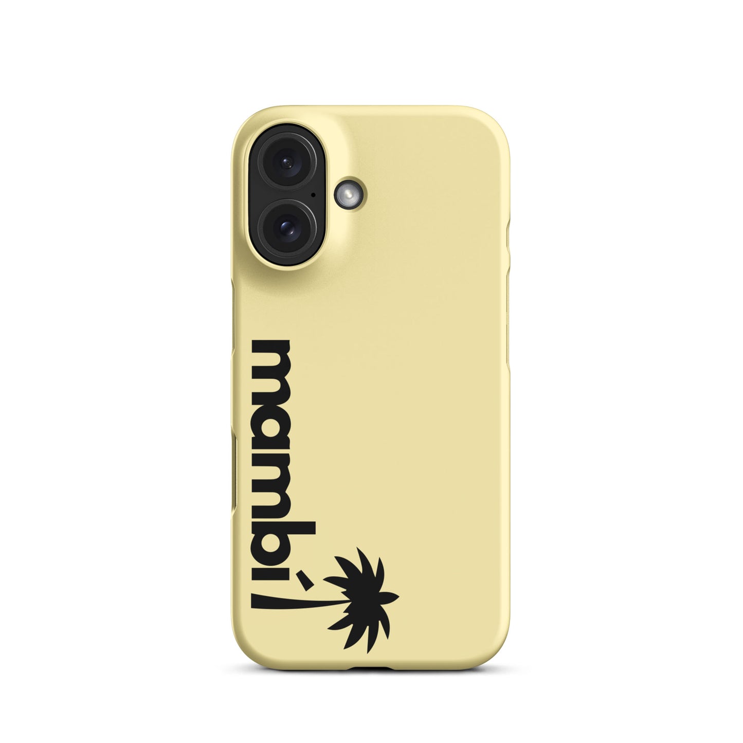 "305" Slim Case for iPhone® | Black Logo | Matte Finish