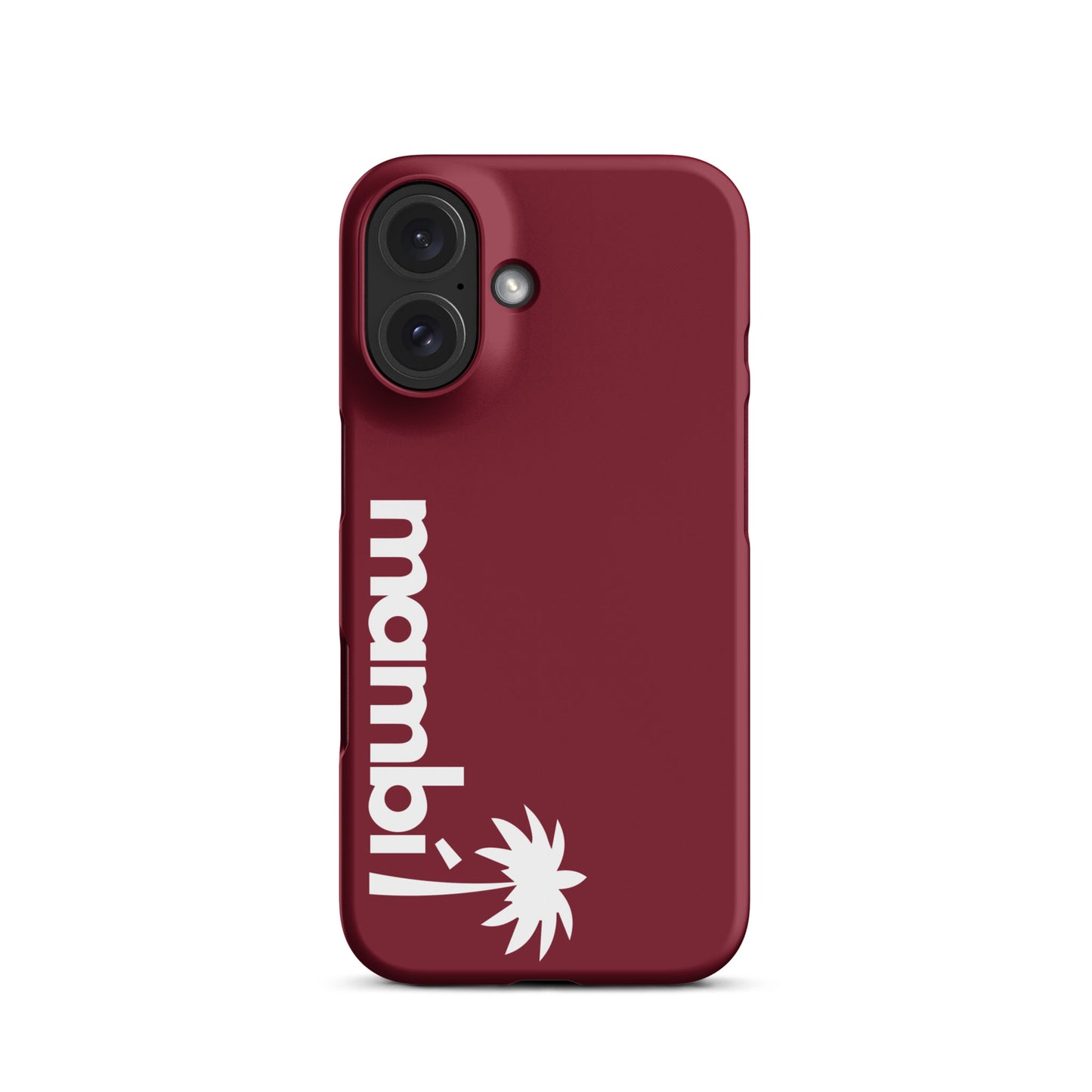 "305" Slim Case for iPhone® | White Logo | Matte Finish