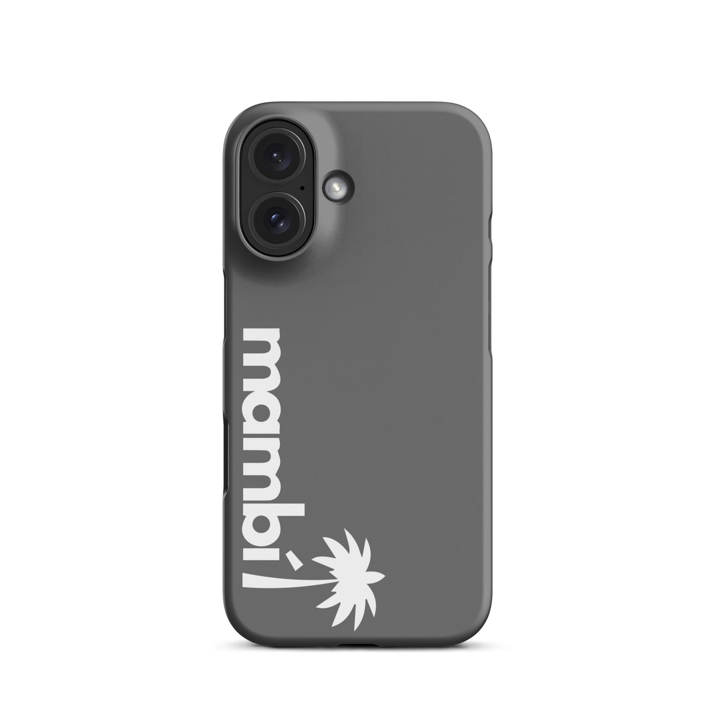 "305" Slim Case for iPhone® | White Logo | Matte Finish