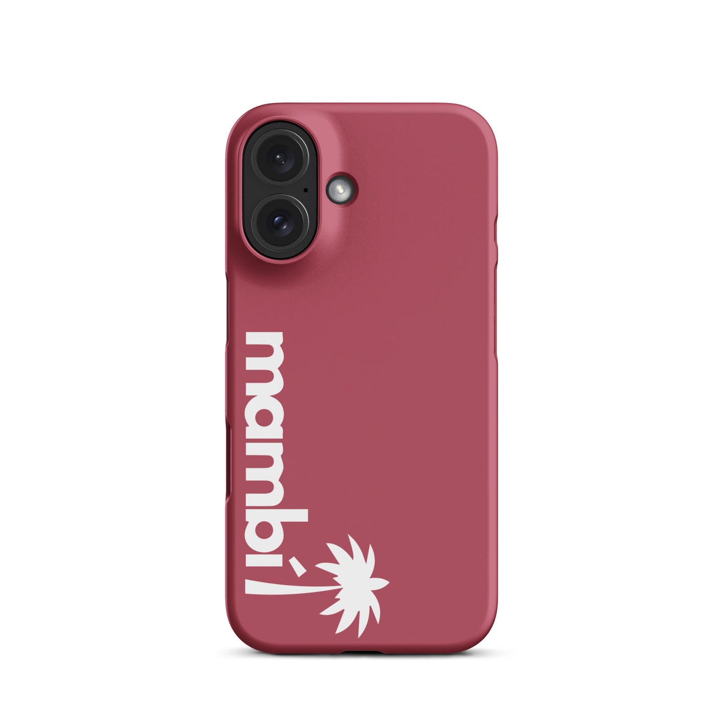 "305" Slim Case for iPhone® | White Logo | Matte Finish