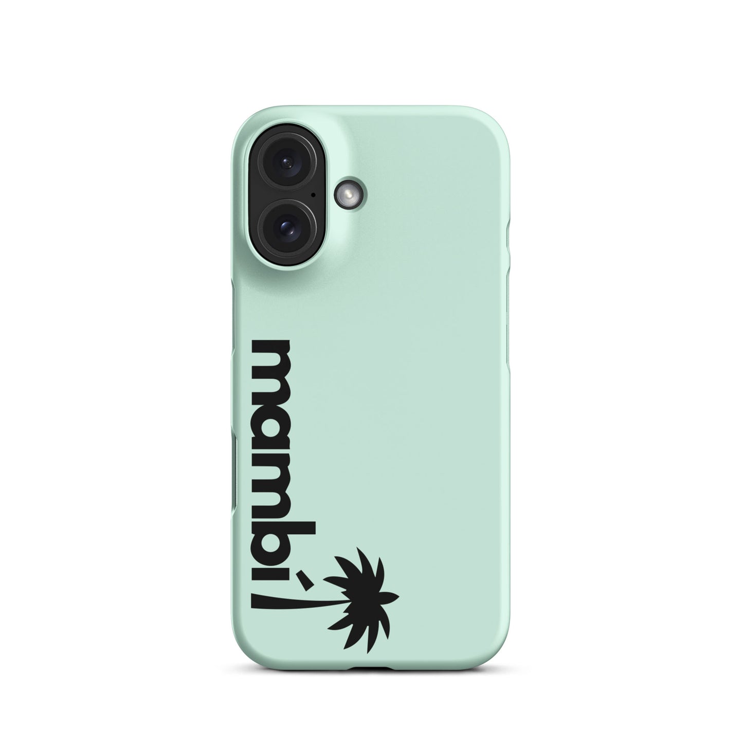 "305" Slim Case for iPhone® | Black Logo | Matte Finish