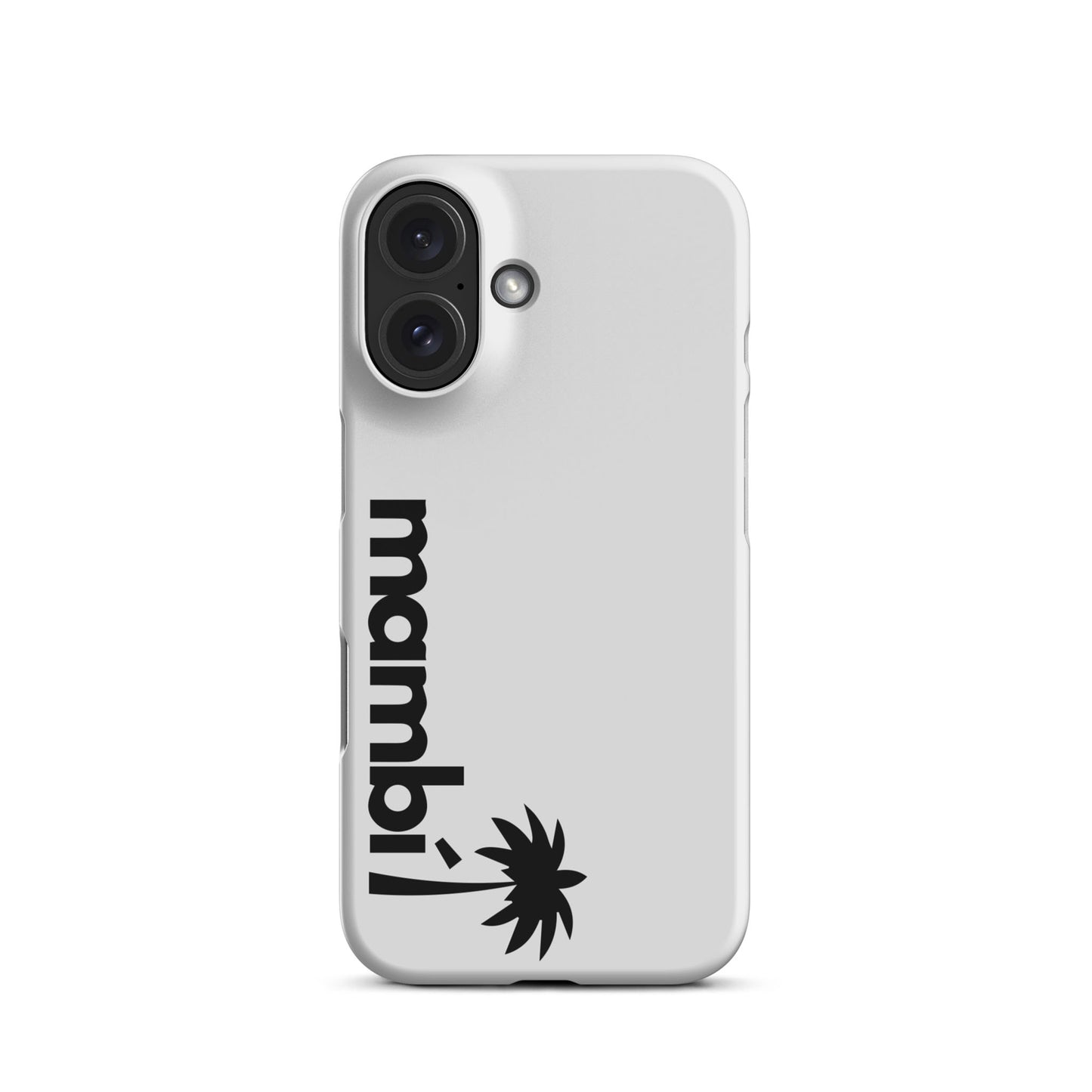 "305" Slim Case for iPhone® | Black Logo | Matte Finish
