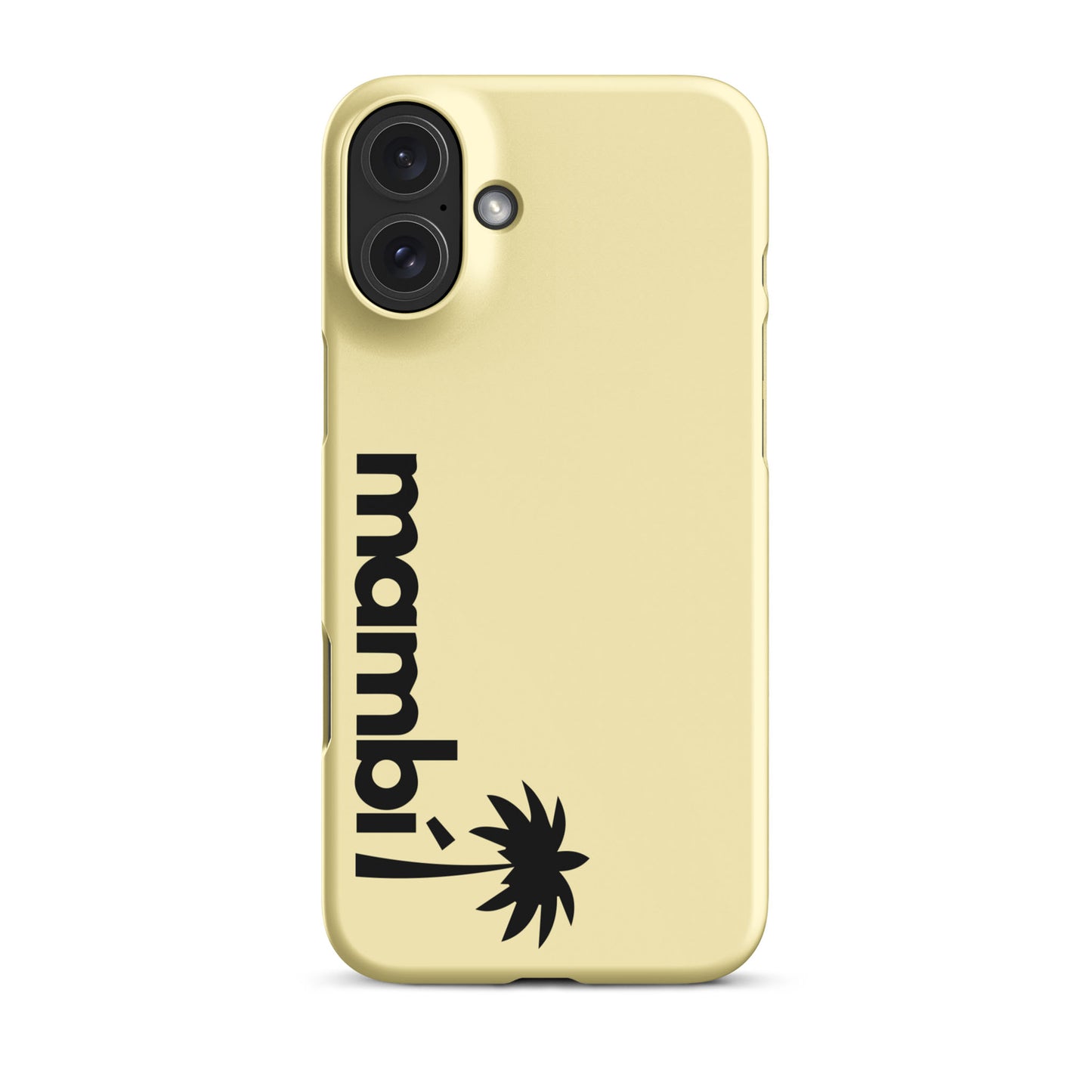"305" Slim Case for iPhone® | Black Logo | Matte Finish