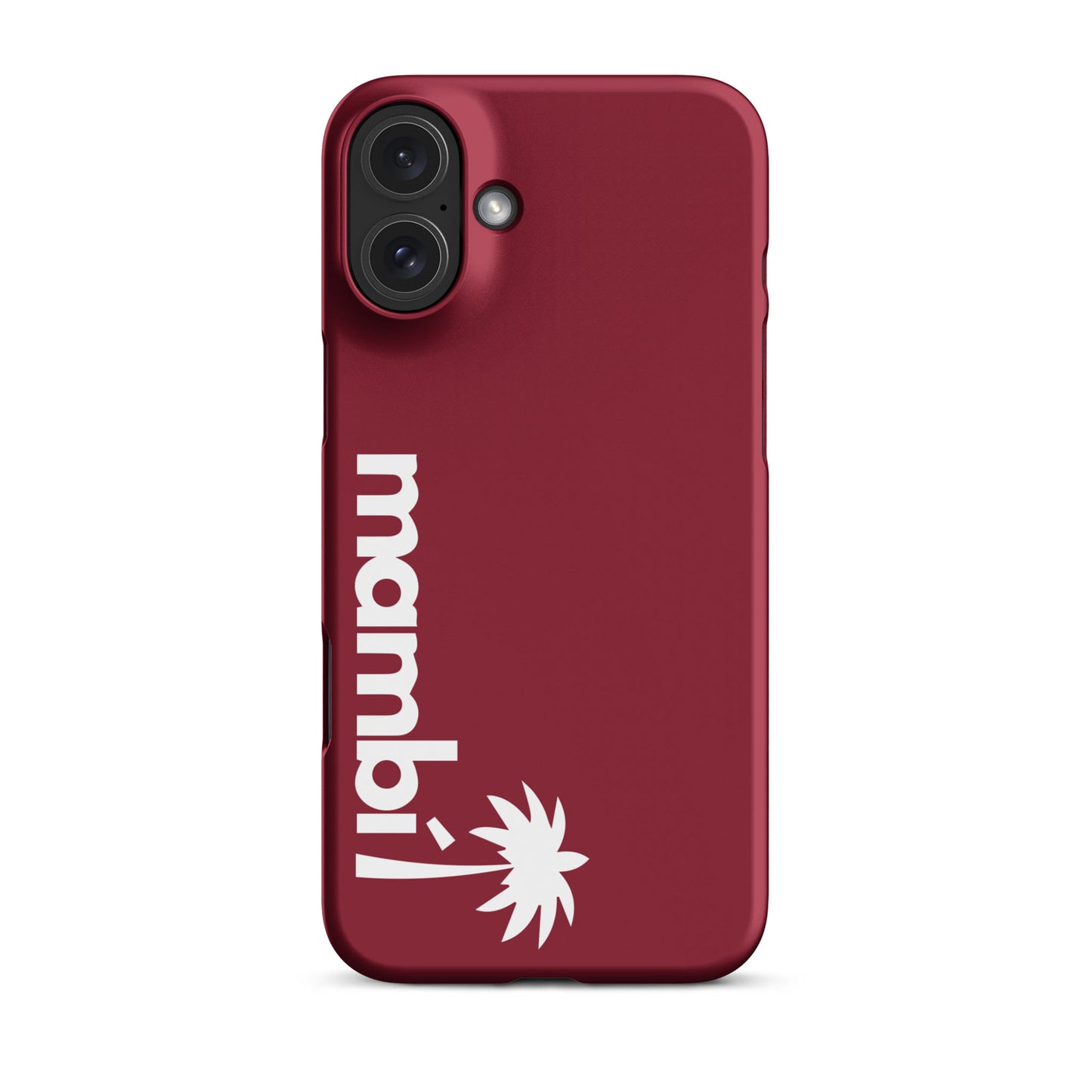 "305" Slim Case for iPhone® | White Logo | Matte Finish