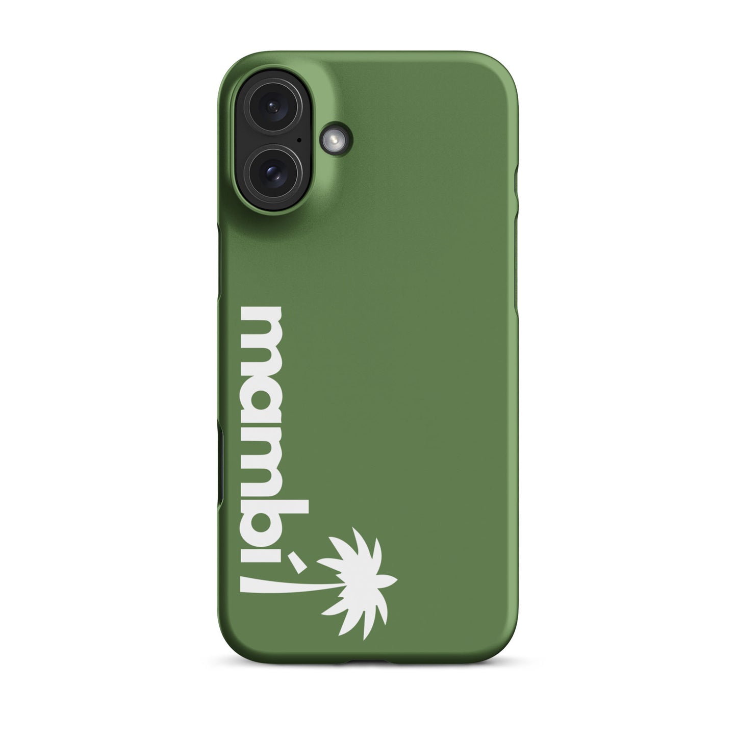 "305" Slim Case for iPhone® | White Logo | Matte Finish
