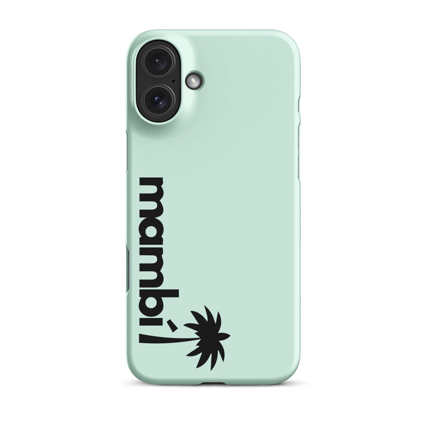 "305" Slim Case for iPhone® | Black Logo | Matte Finish