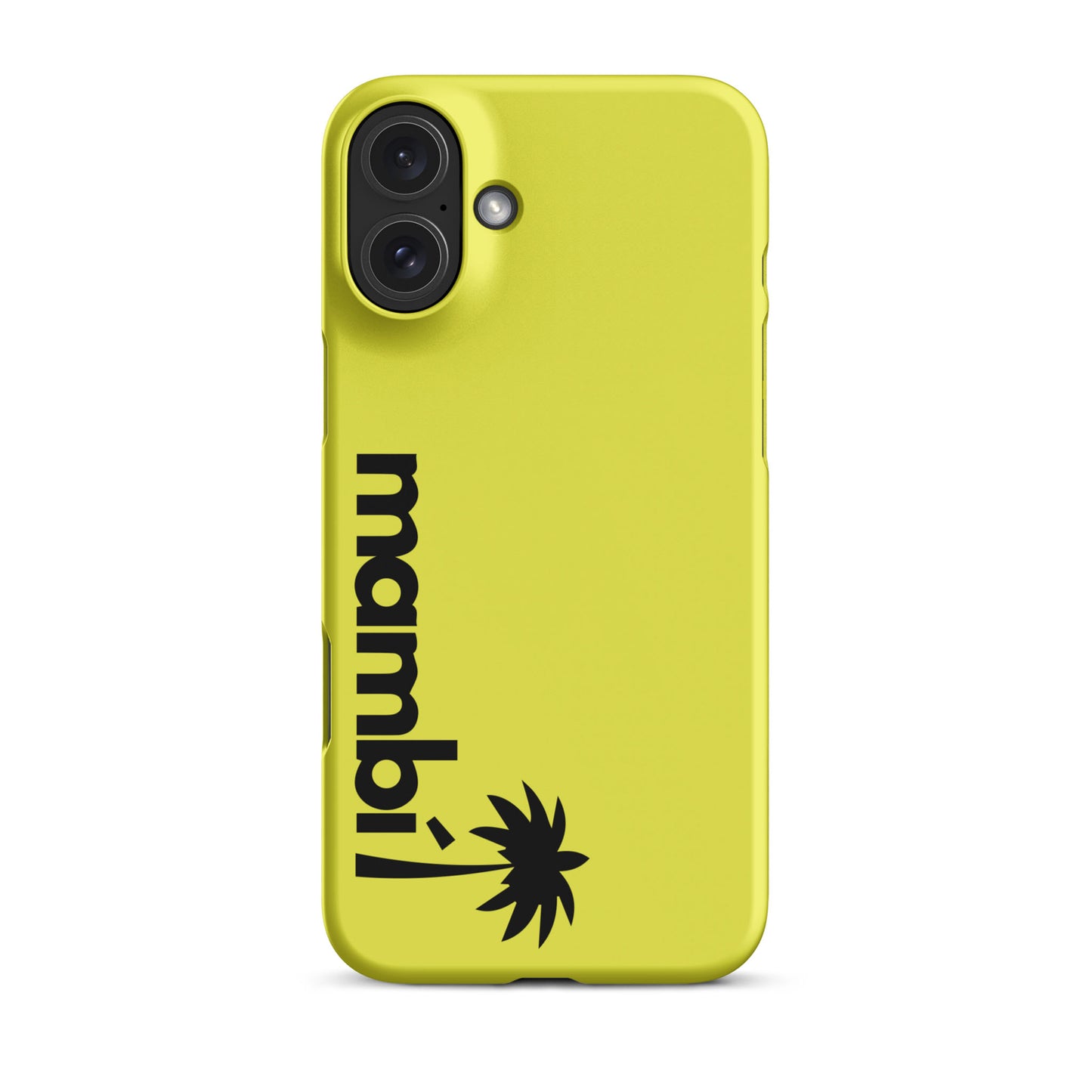 "305" Slim Case for iPhone® | Black Logo | Matte Finish