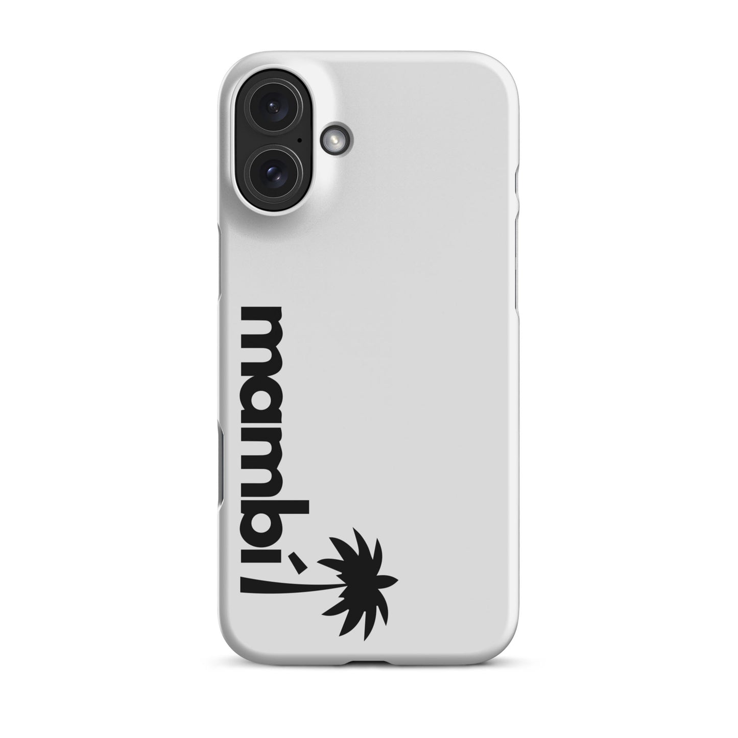 "305" Slim Case for iPhone® | Black Logo | Matte Finish