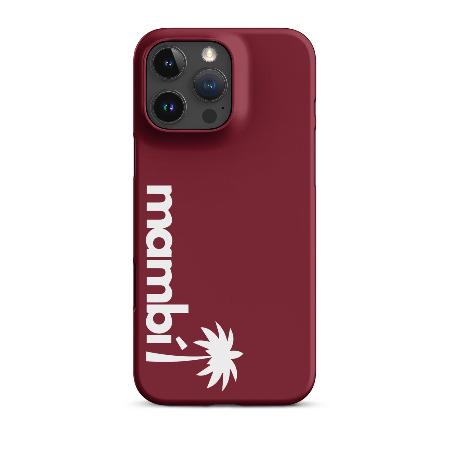 "305" Slim Case for iPhone® | White Logo | Matte Finish