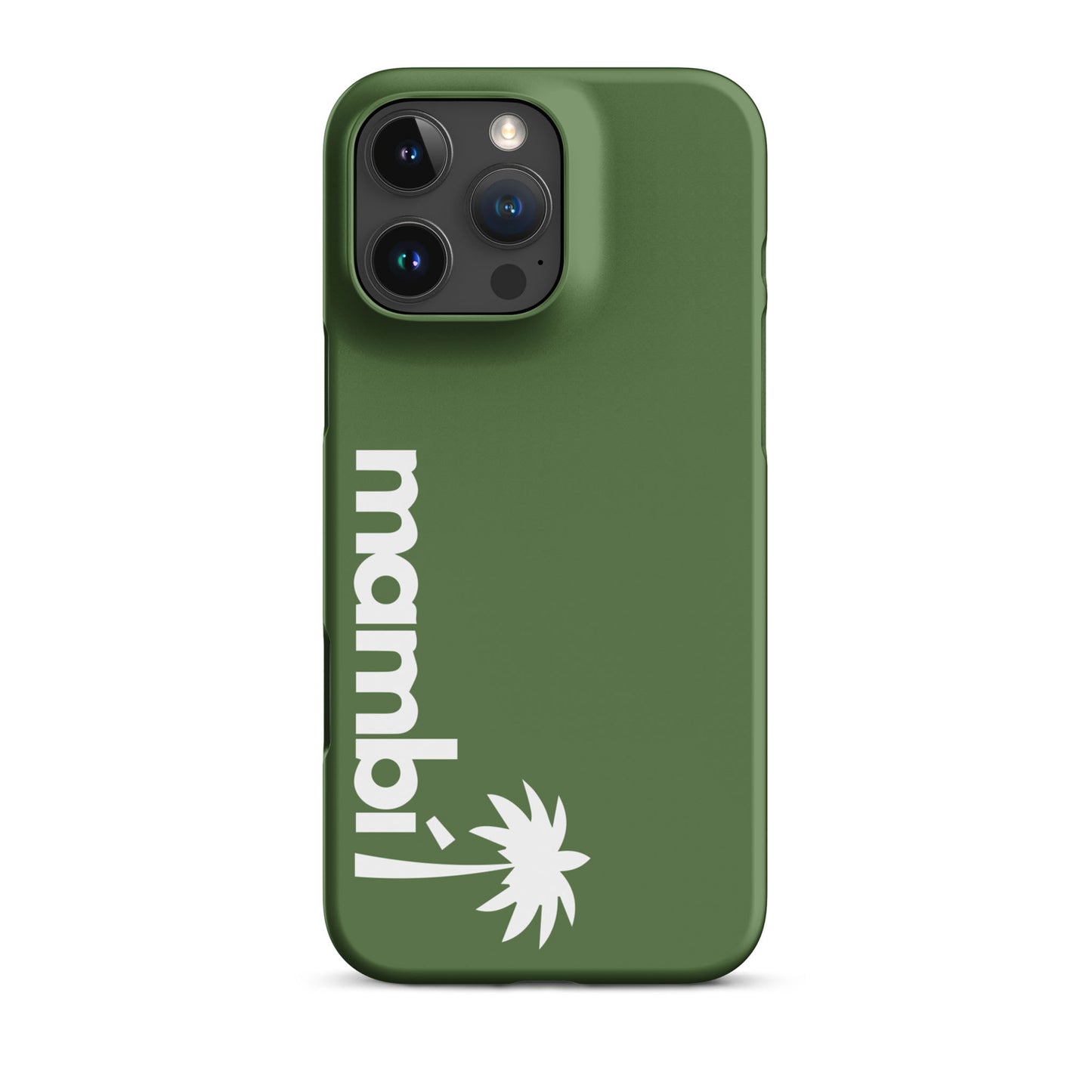 "305" Slim Case for iPhone® | White Logo | Matte Finish