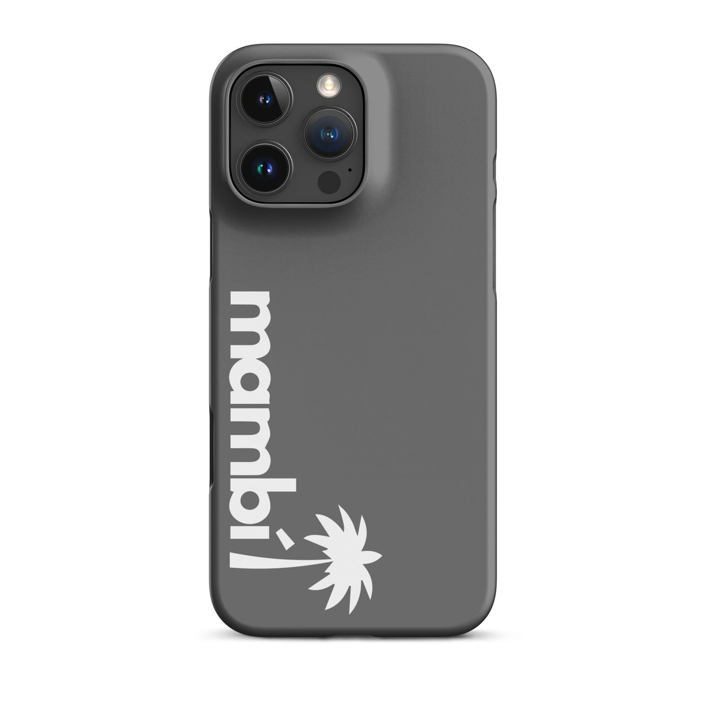 "305" Slim Case for iPhone® | White Logo | Matte Finish