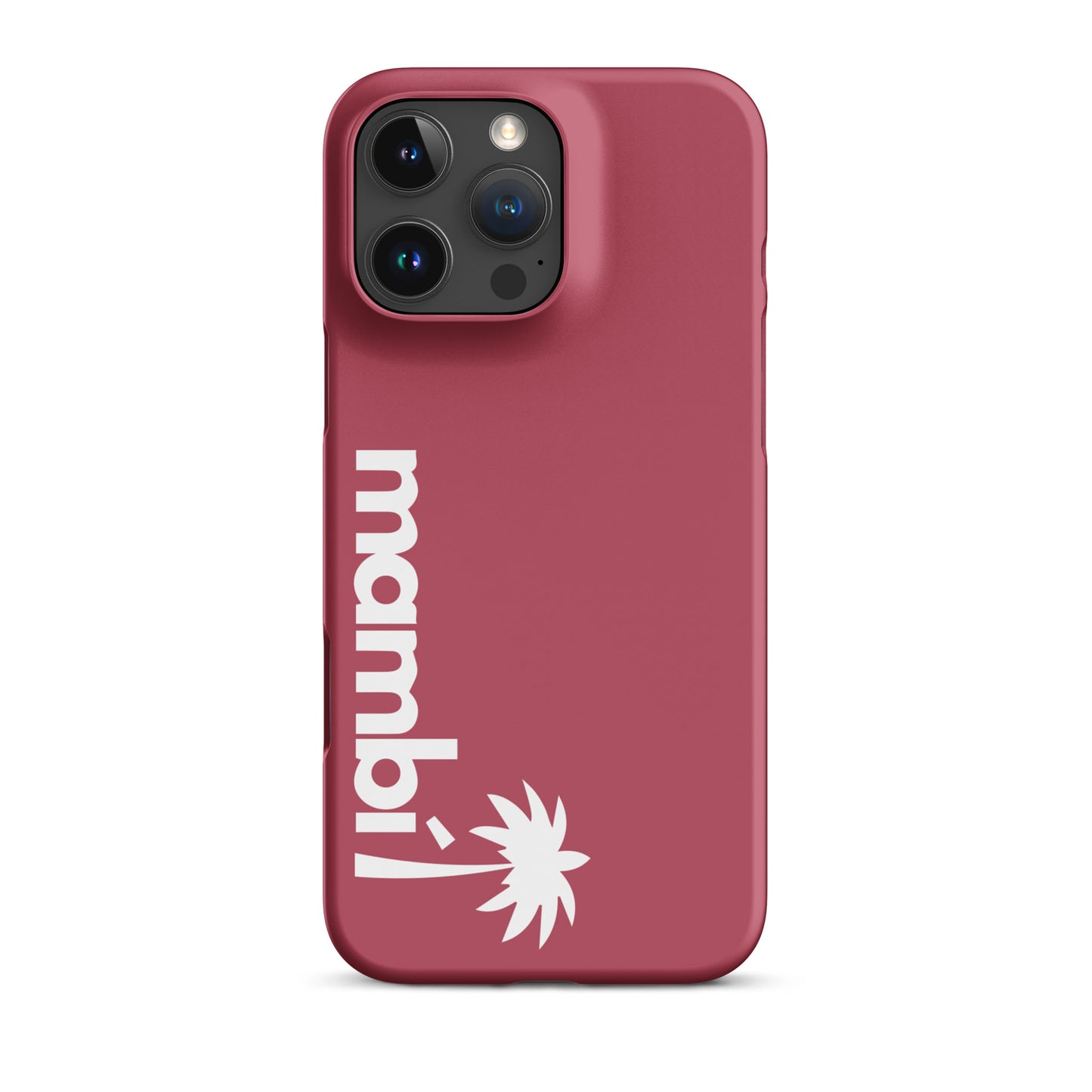 "305" Slim Case for iPhone® | White Logo | Matte Finish