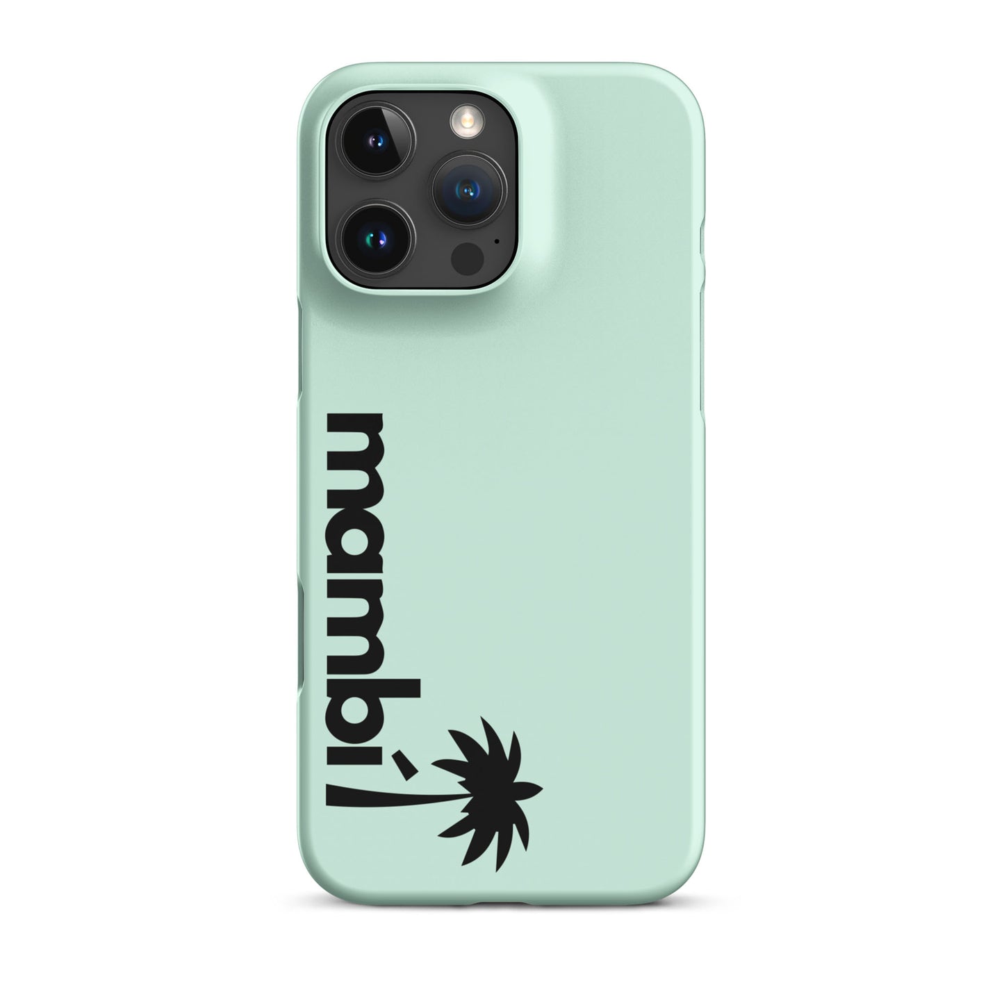 "305" Slim Case for iPhone® | Black Logo | Matte Finish