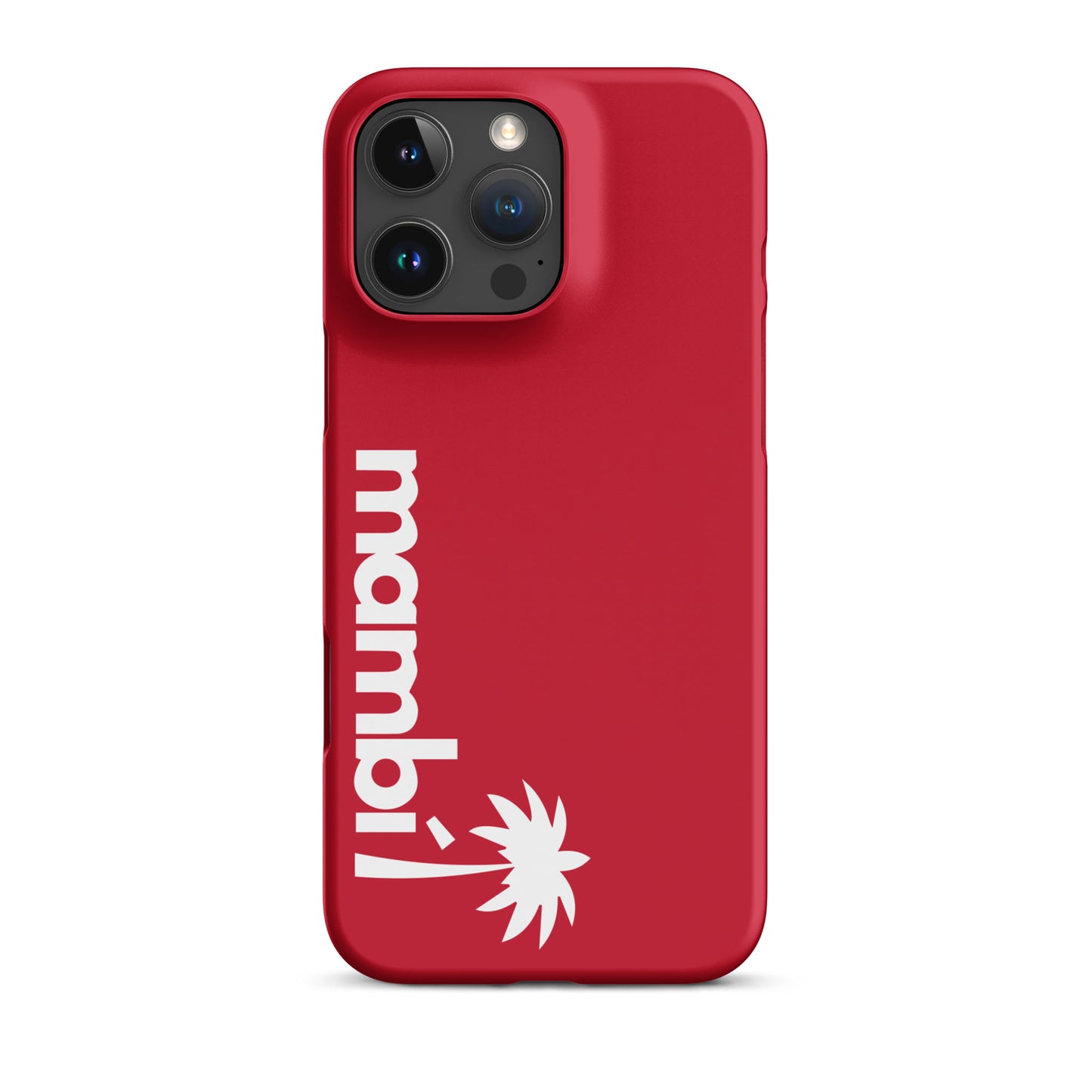 "305" Slim Case for iPhone® | White Logo | Matte Finish