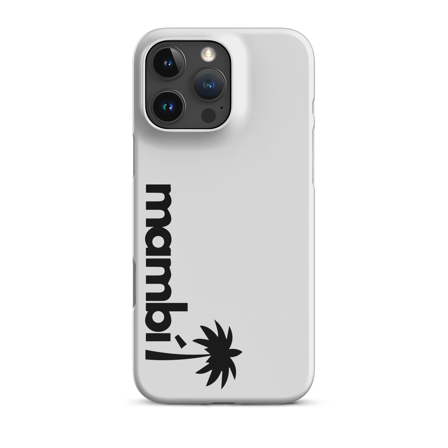 "305" Slim Case for iPhone® | Black Logo | Matte Finish